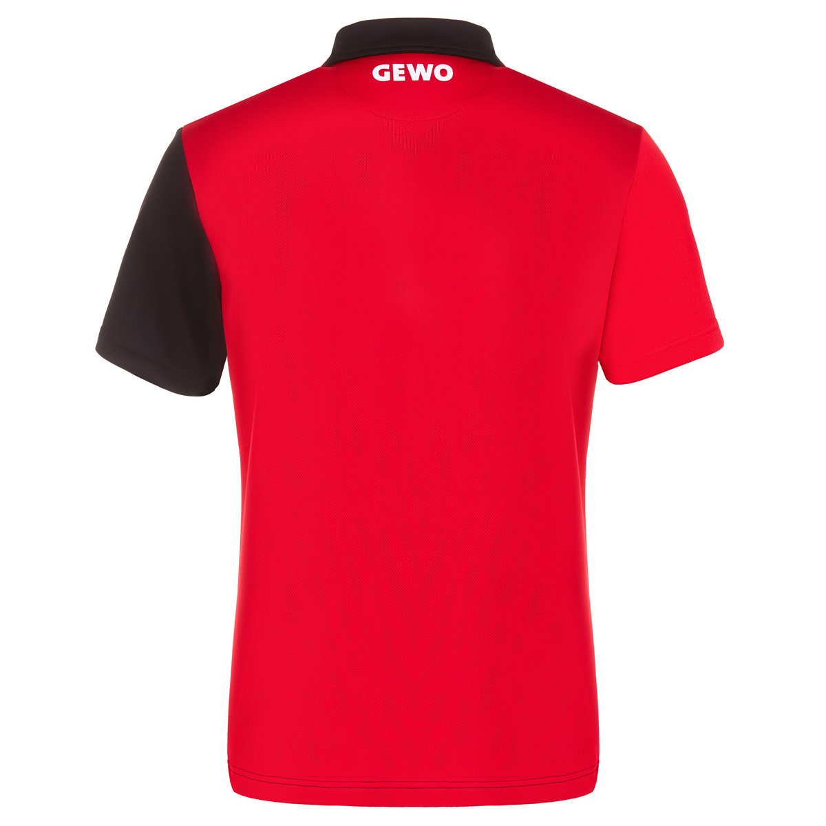 GEWO Poloshirt FONDI schwarz/rot XXL
