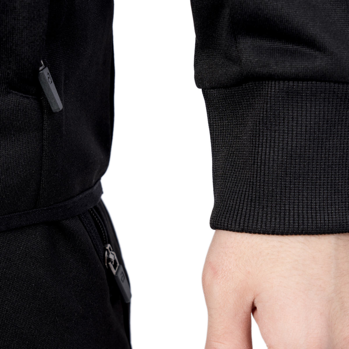 Andro Hoodie Doley grau/schwarz XL