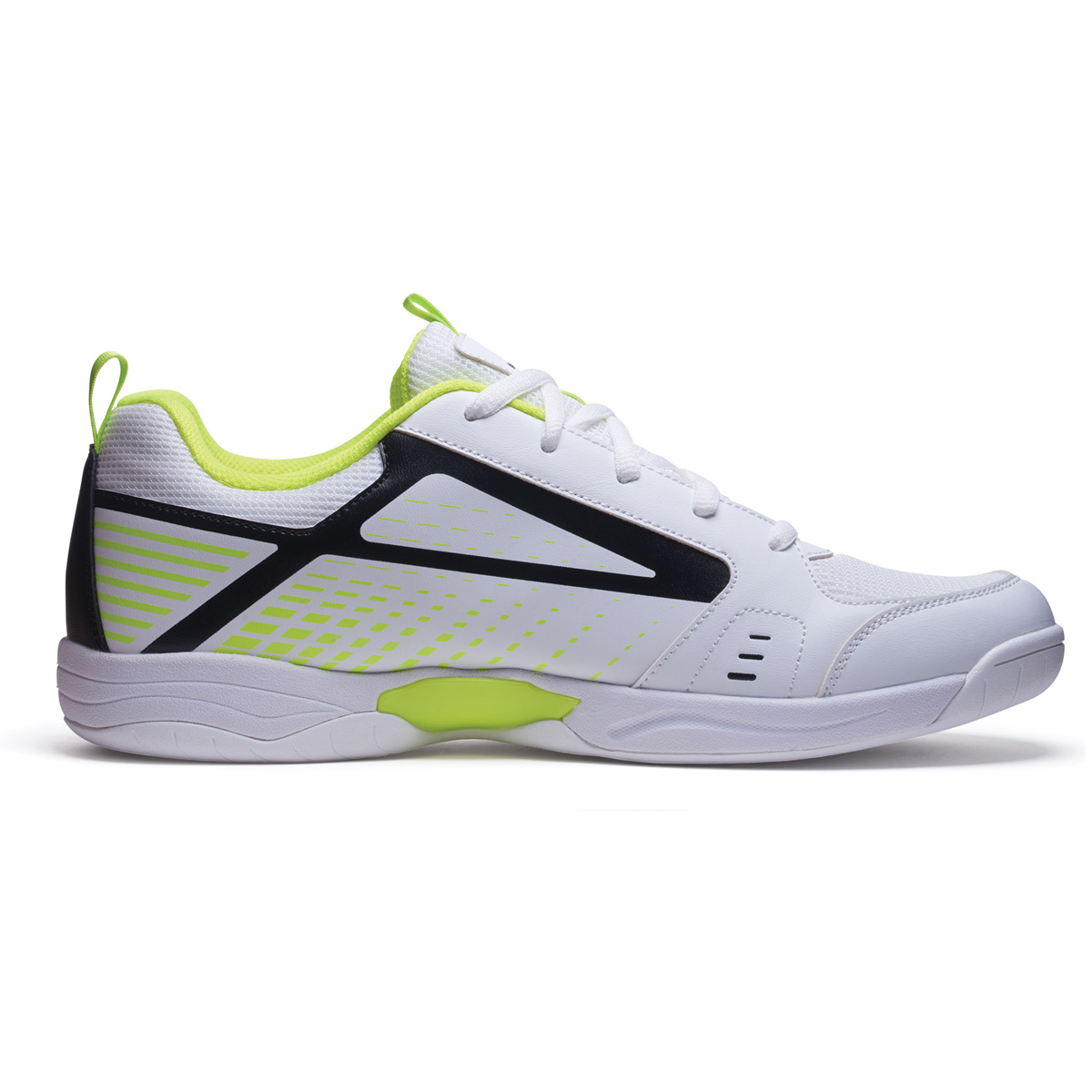 Donic Wettkampfschuh Saphir weiß/lime – Bild 3