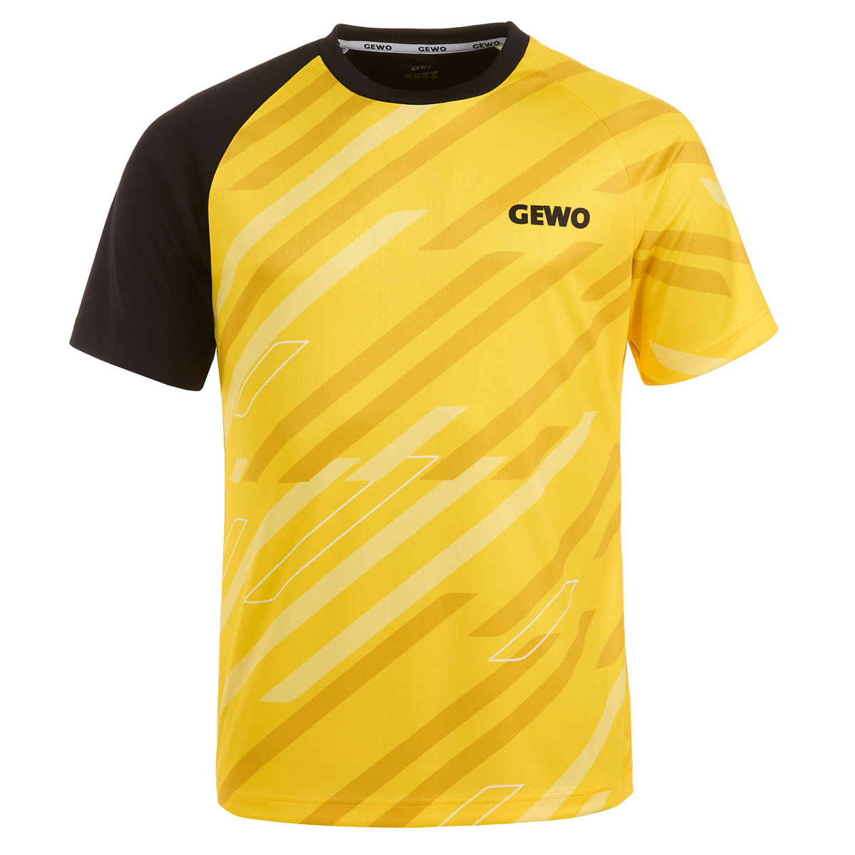 GEWO Ponza Rundhals-Shirt Ponza II gelb/schwarz XXS