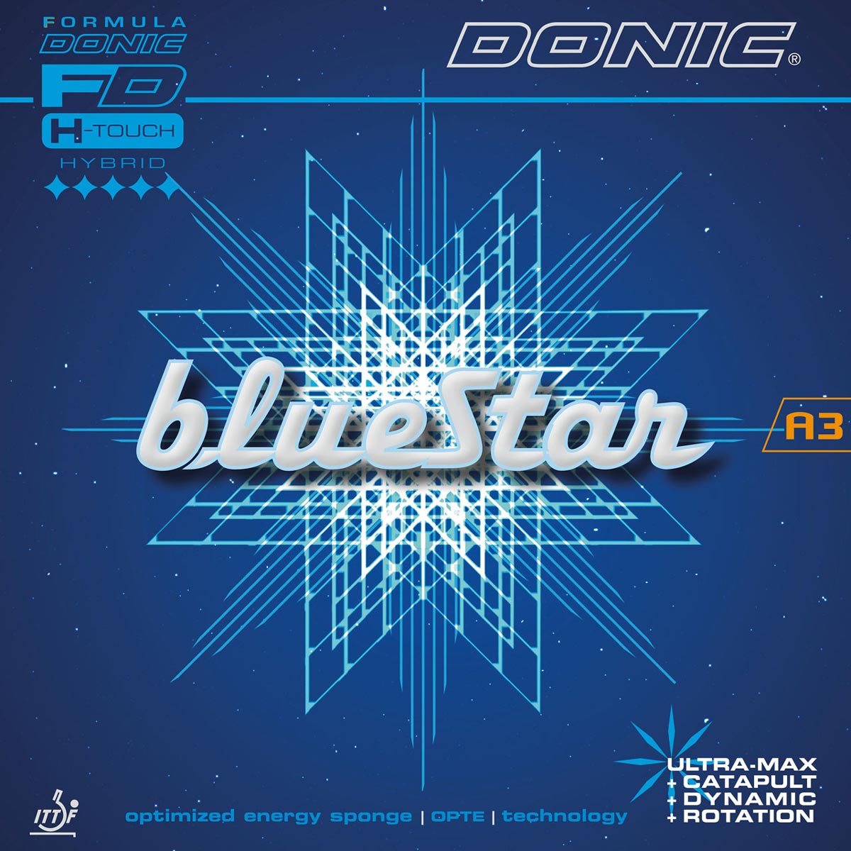 Donic Belag BLUESTAR A3 2,0 mm blau