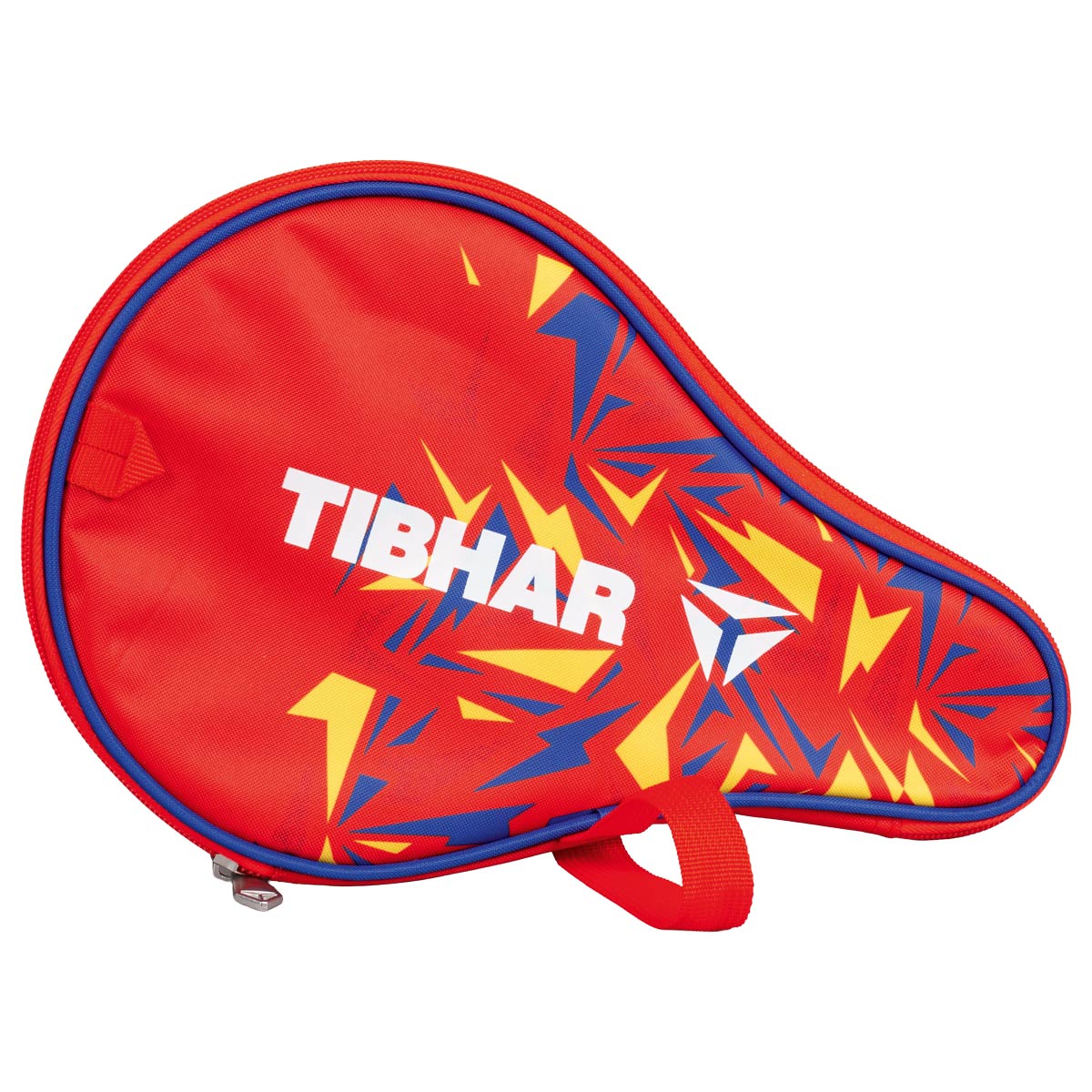 Tibhar Tischtennis Rundhülle Spectra mit Ballfach rot/blau