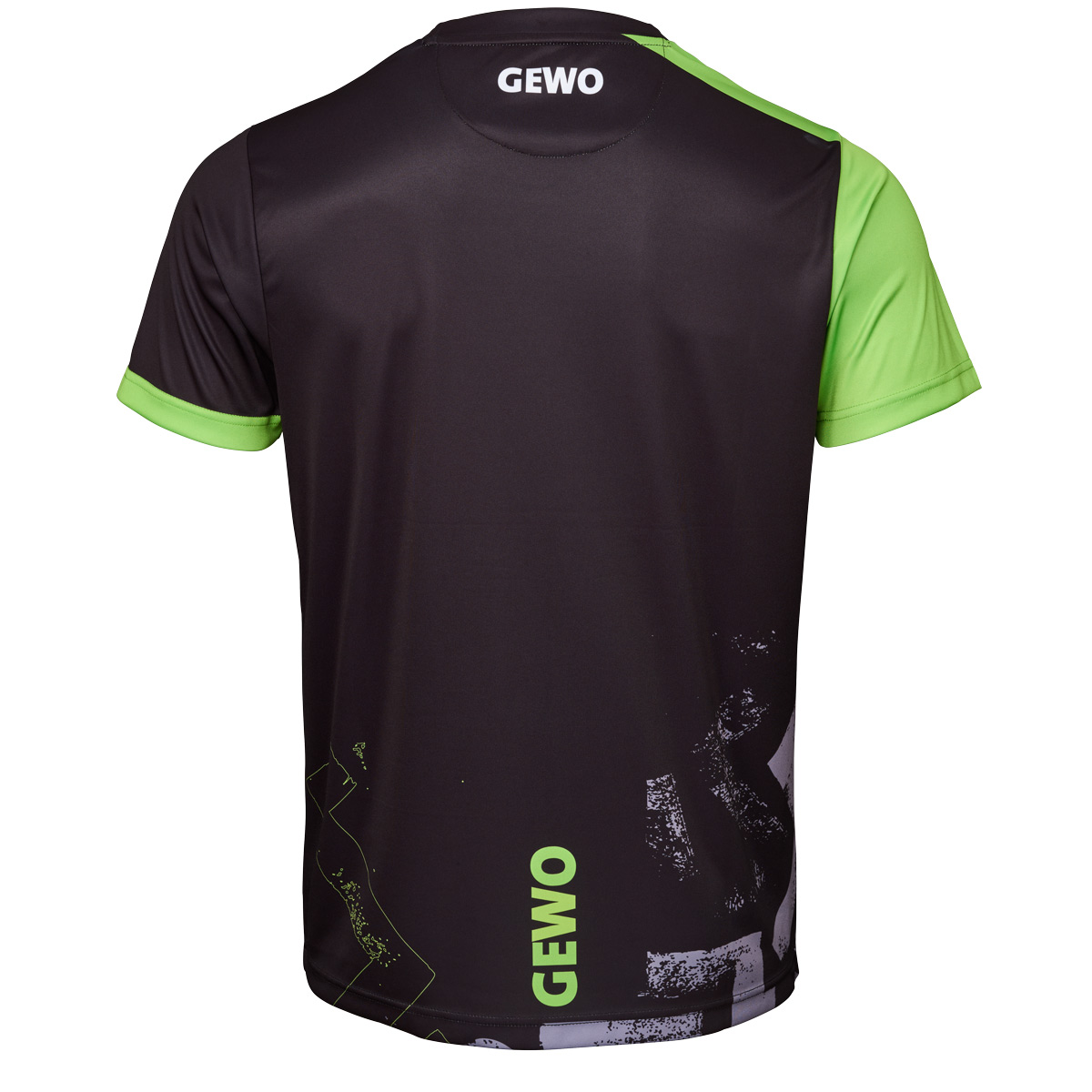 GEWO Shirt Louis grau/lime L