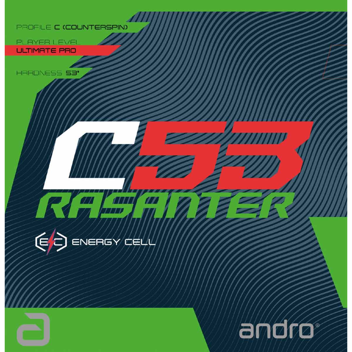 Andro Belag Rasanter C 53 2,3 mm schwarz