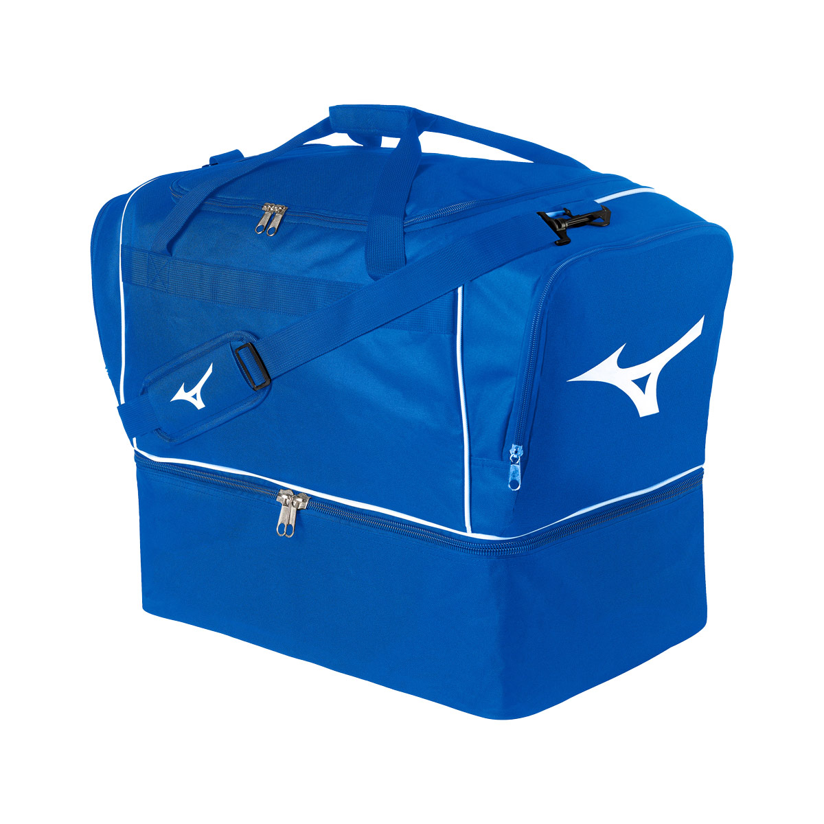 Mizuno Sporttasche klein royal/weiß
