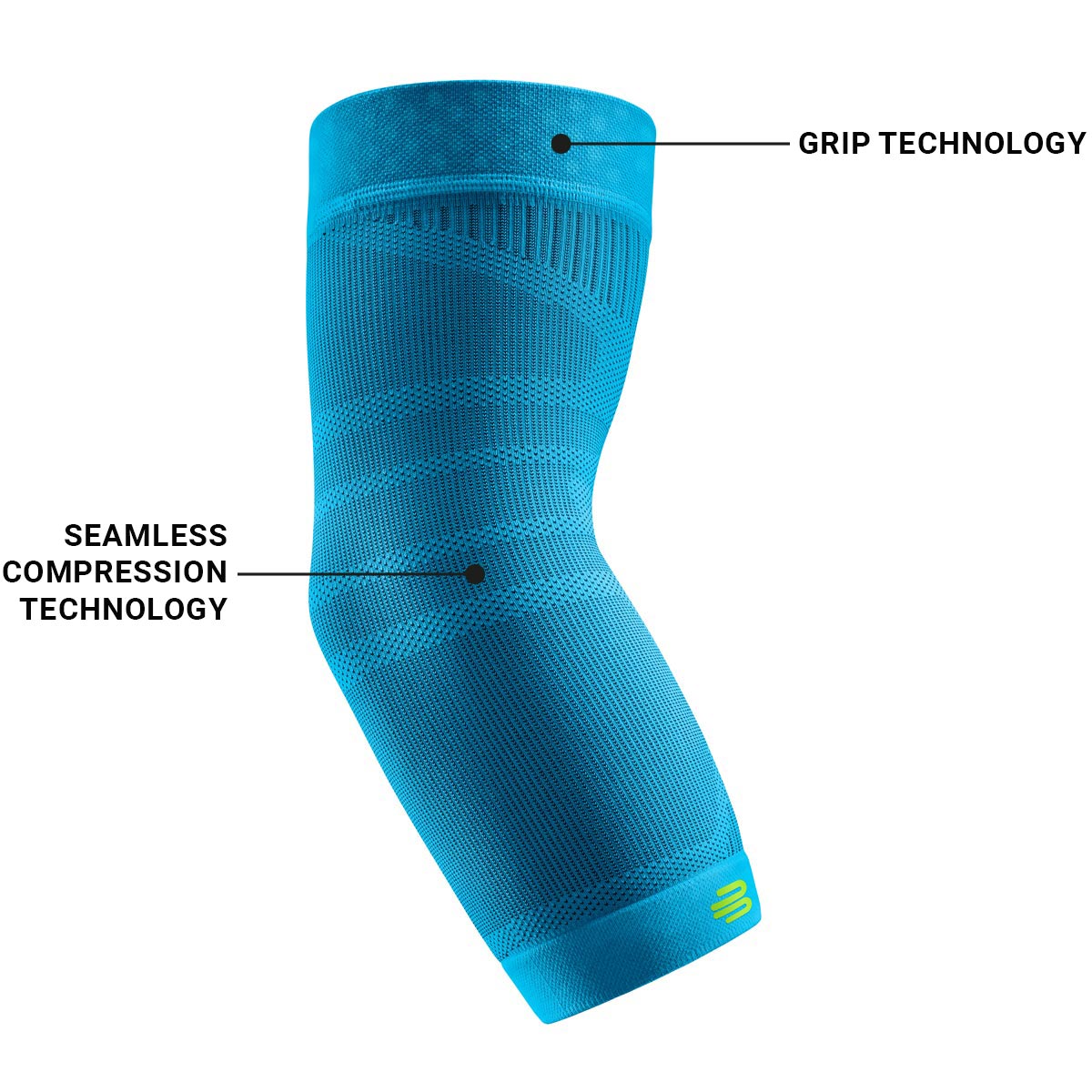 Bauerfeind Ellenbogen Kompressionsbandage blau M