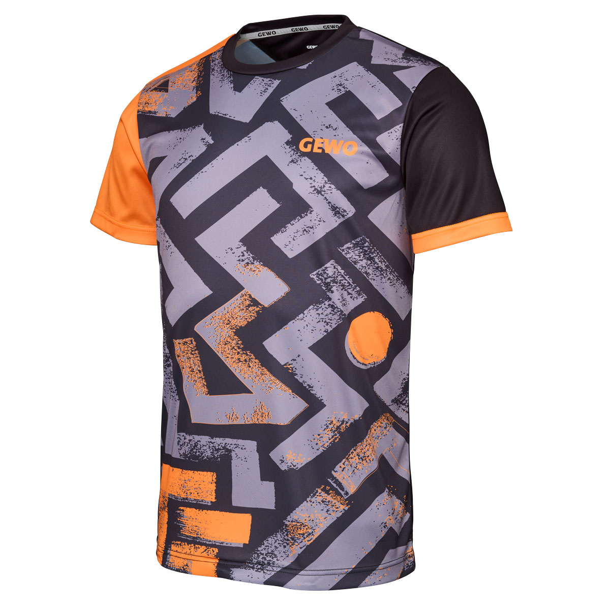 GEWO Shirt Louis grau/orange XXXS – Bild 3