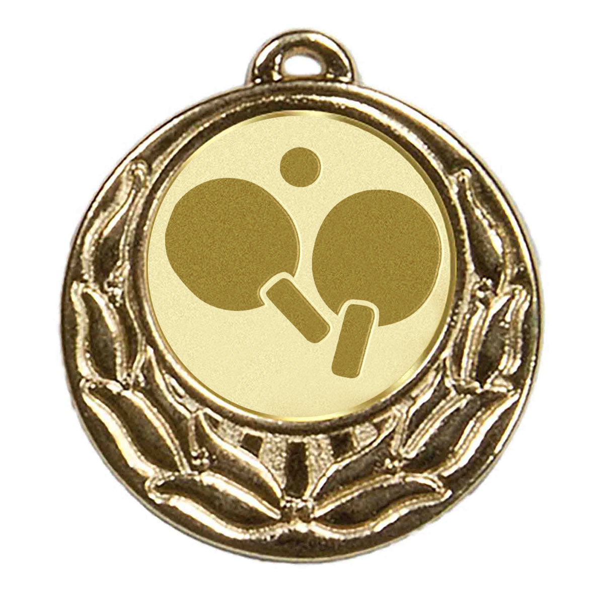 Plaketten Petersen Medaille Rose mit Emblem gold