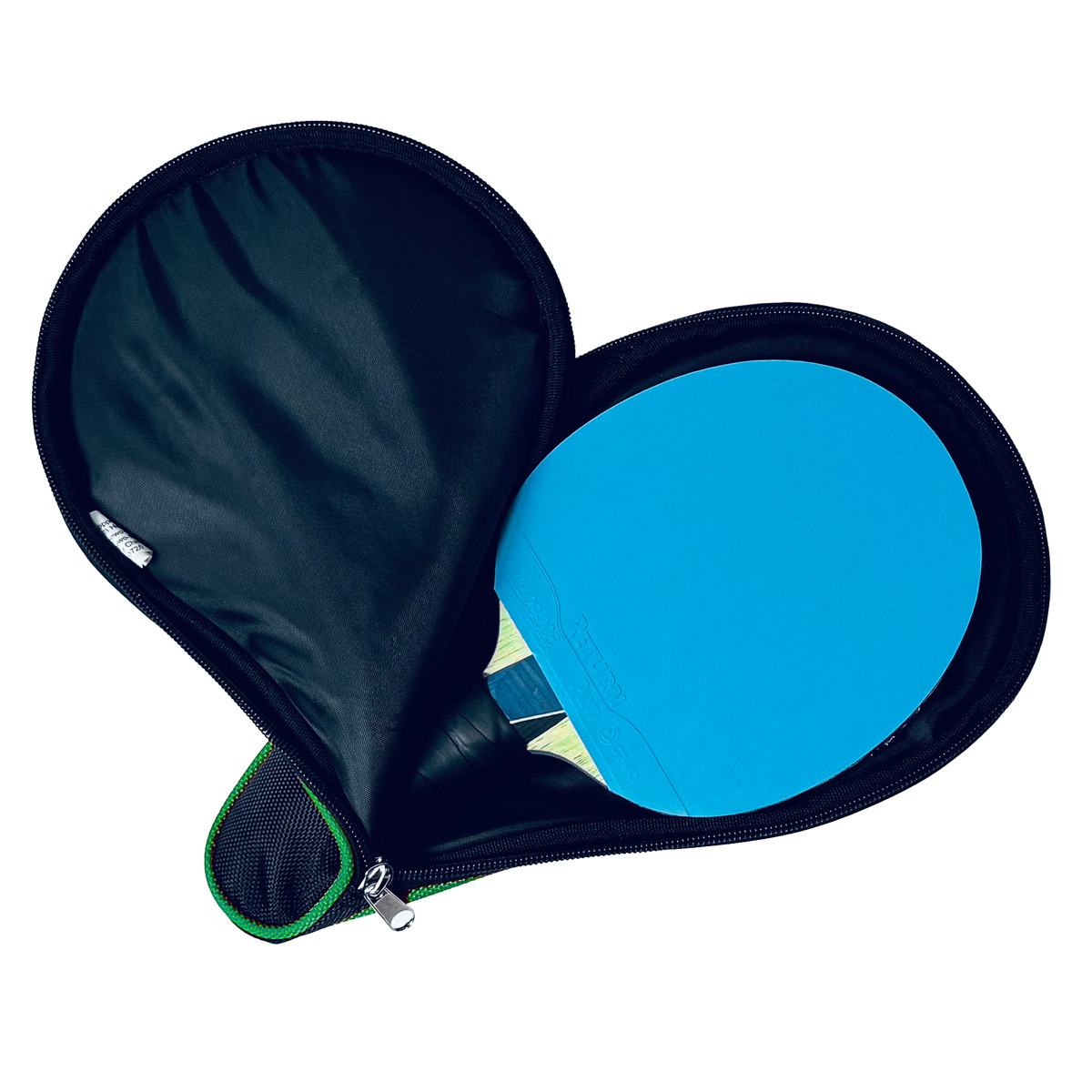 GEWO Rundhülle Nova mit Ballfach schwarz/grün – Bild 3