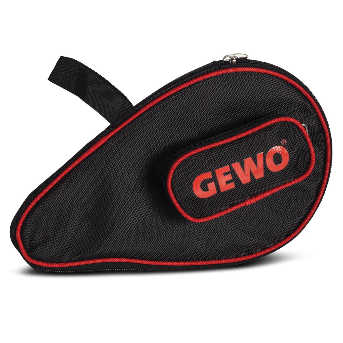 GEWO Rundhülle Wave mit Ballfach schwarz/rot – Bild 2