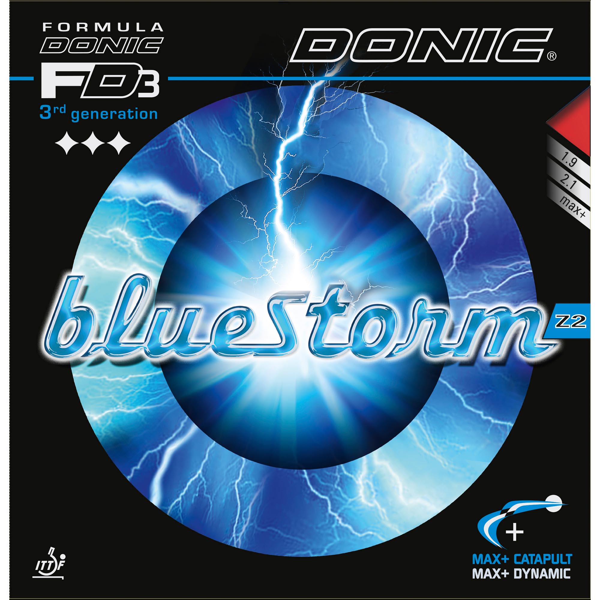 Donic Belag Bluestorm Z2 1,9 mm rot