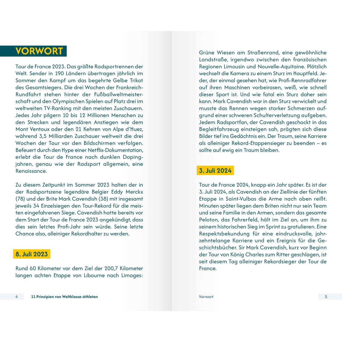 Neuer Sportverlag 11 Prinzipien von Weltklasse-Athleten