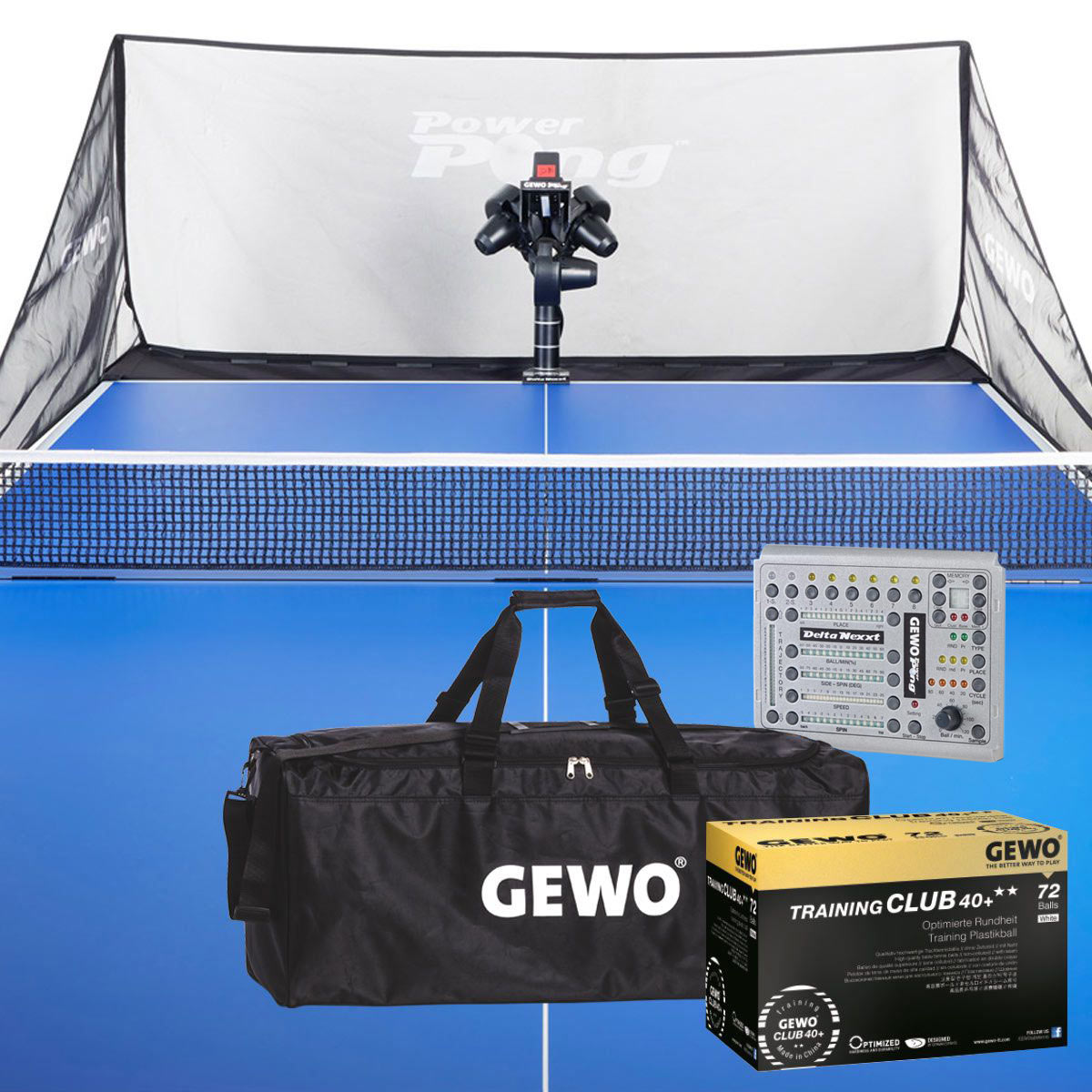 GEWO Set Roboter Delta Nexxt + 1x Roboter Tasche + 1x Ball Training 72er