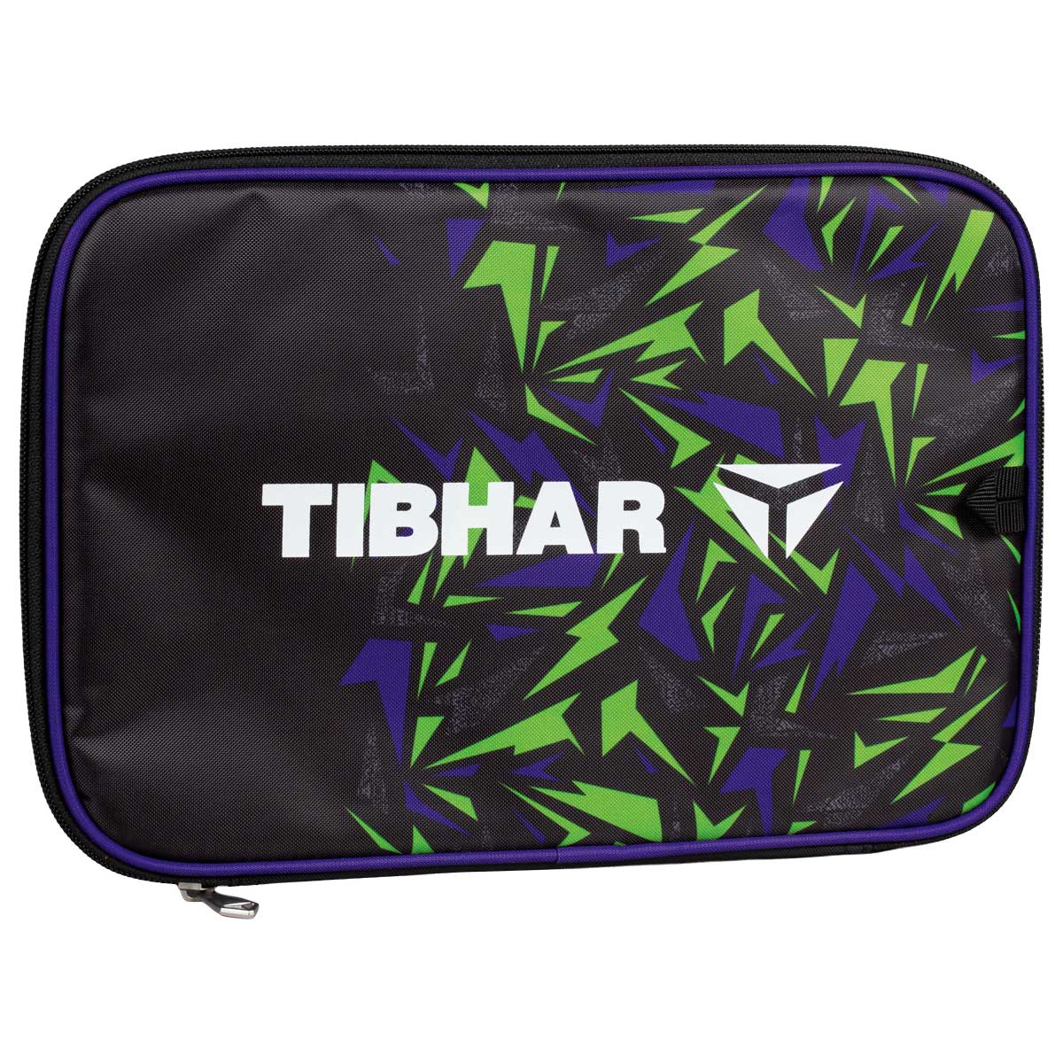 Tibhar Tischtennis Einzelhülle Spectra schwarz/grün