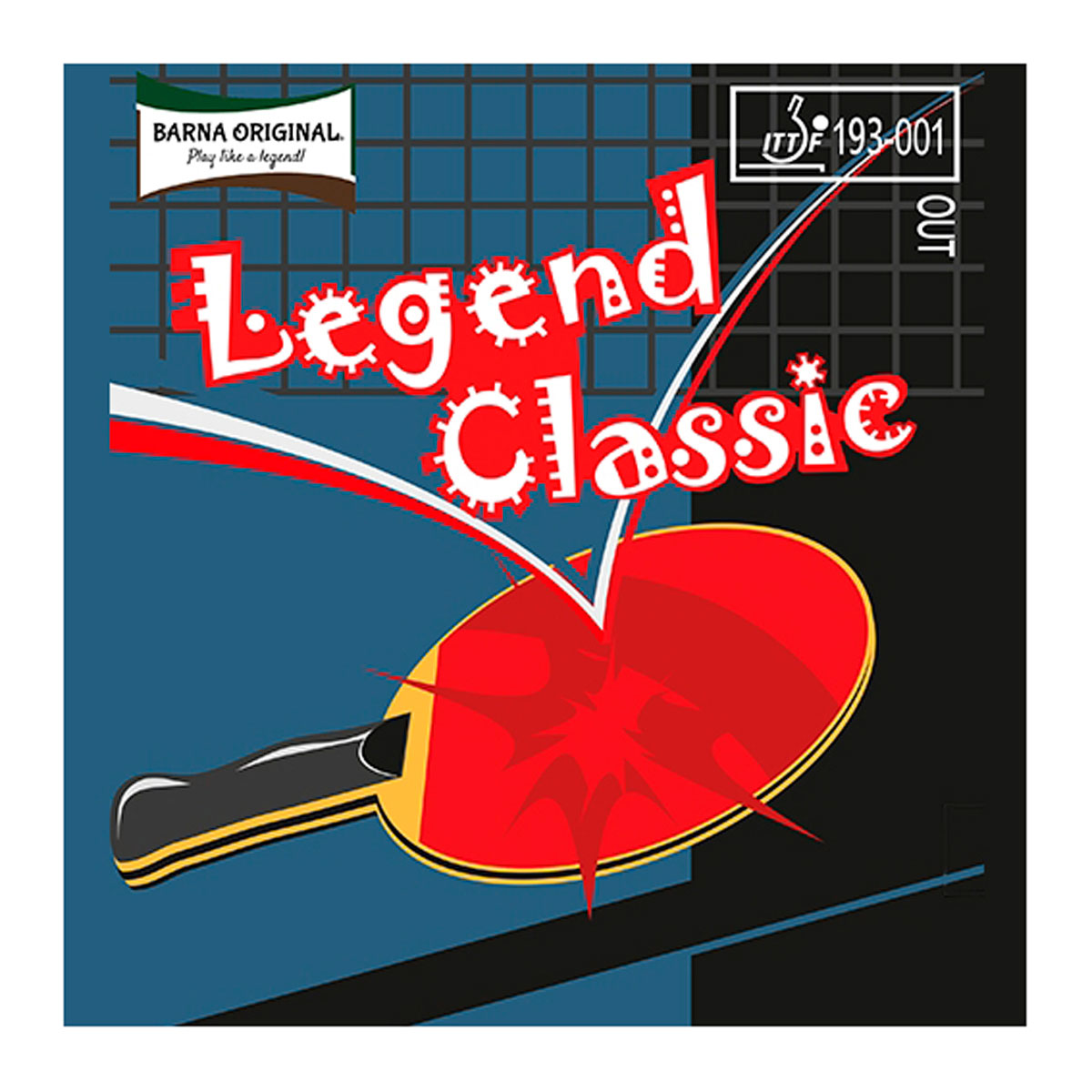 Barna Original Belag Barna Legend Classic OX schwarz