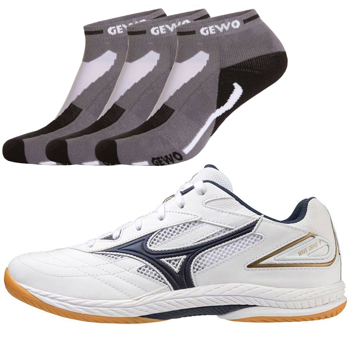 Mizuno Wave Drive 9 + GEWO Short Flex III