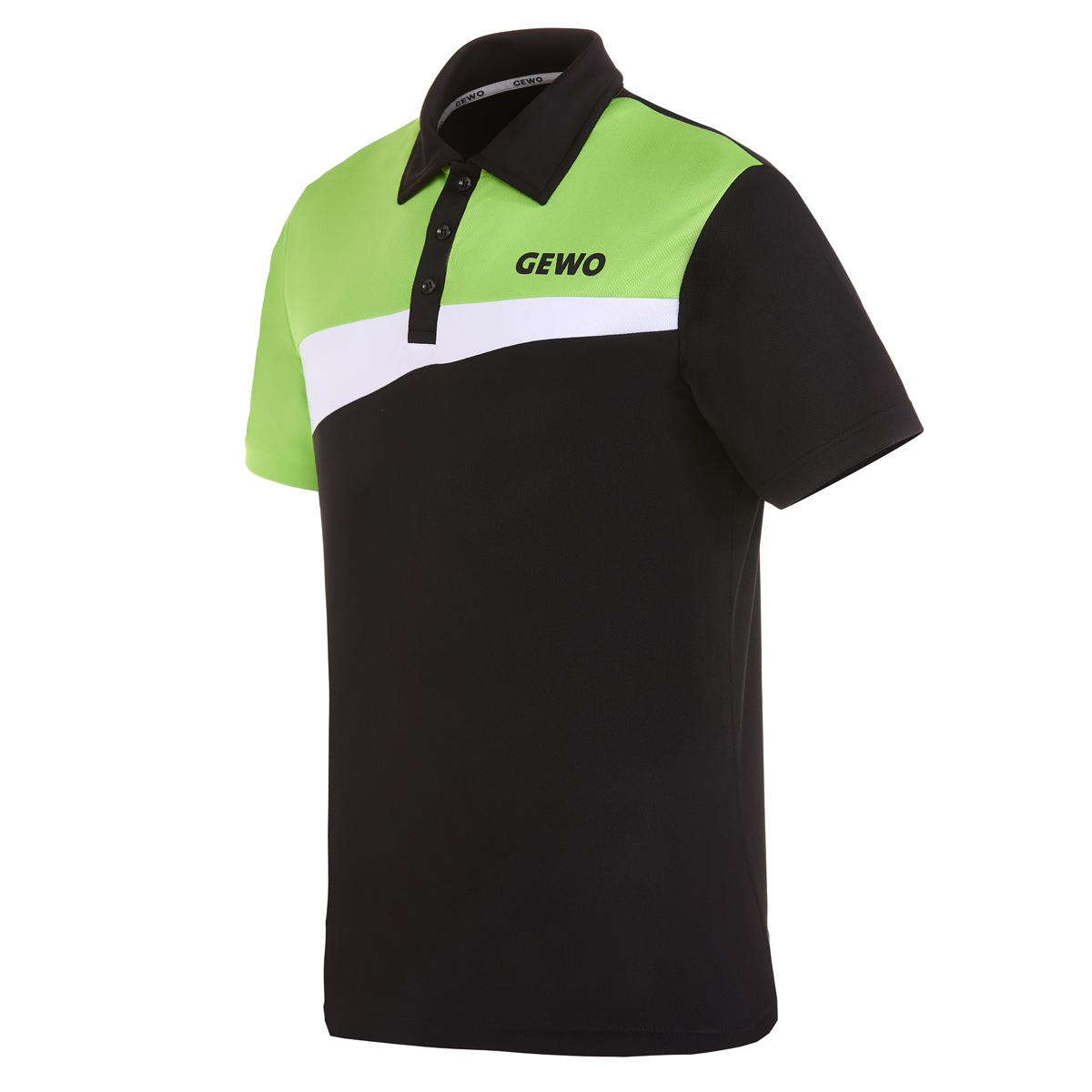 GEWO Poloshirt FONDI schwarz/lime XXXXL