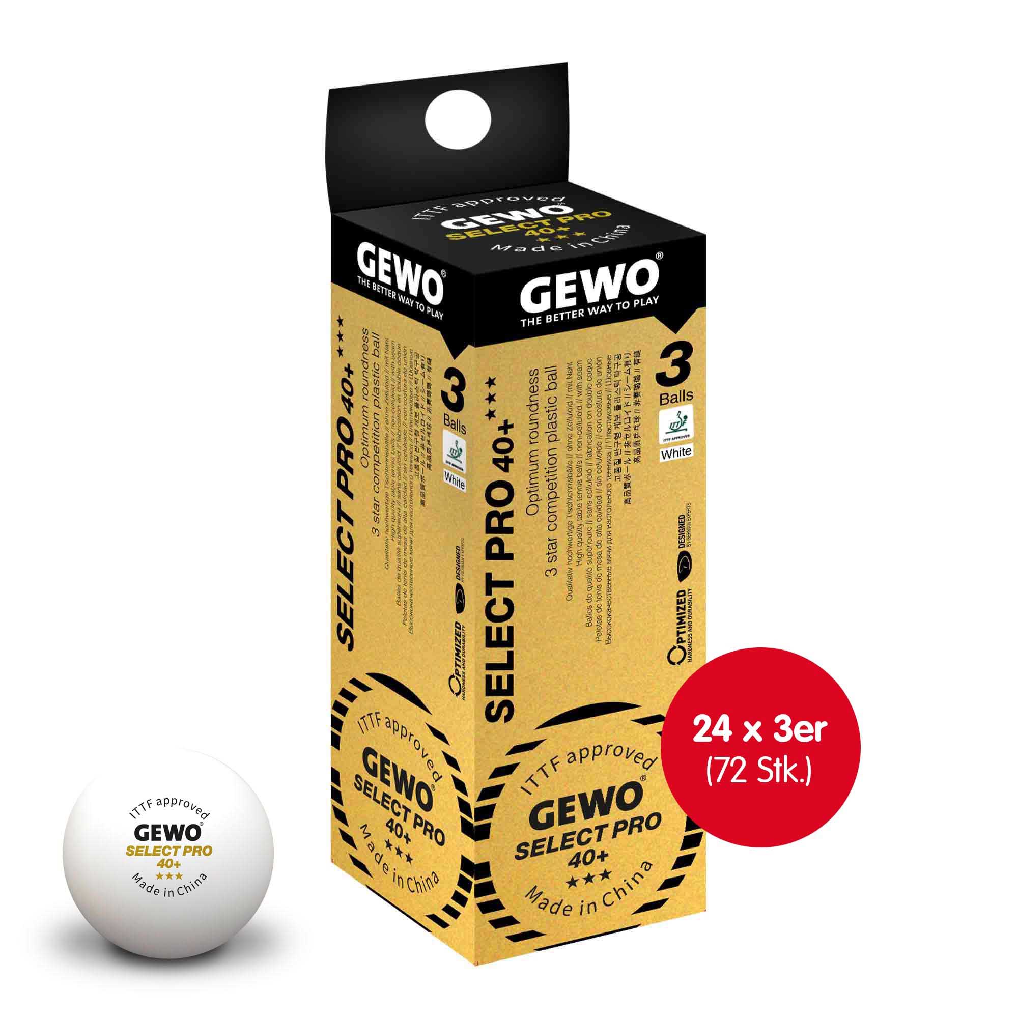 GEWO Select Pro 40+ 24x 3er Schachtel