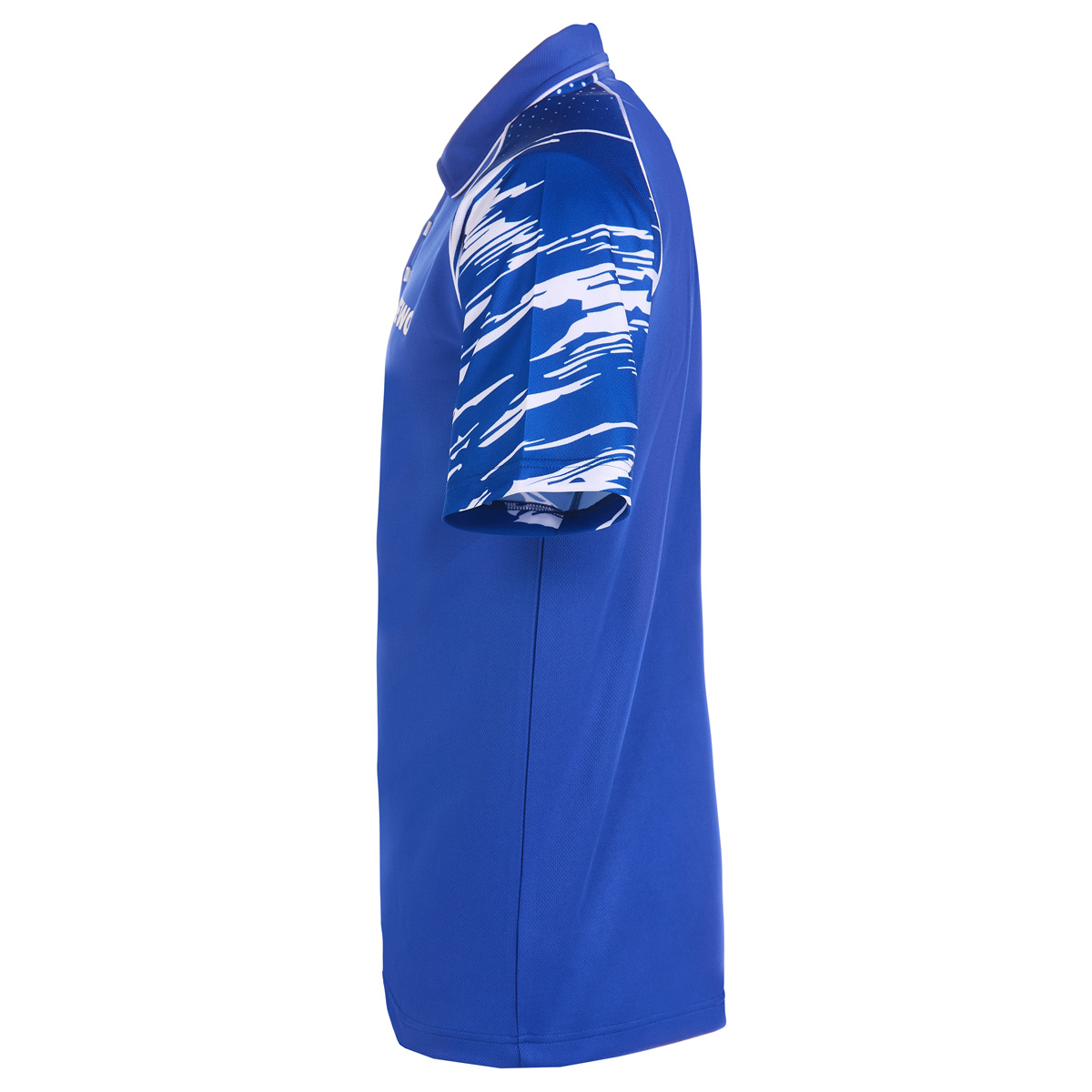 GEWO Poloshirt Marmo blau/weiß XS