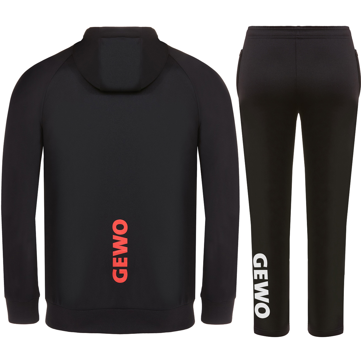 GEWO Trainingsanzug Ponza schwarz/rot XL