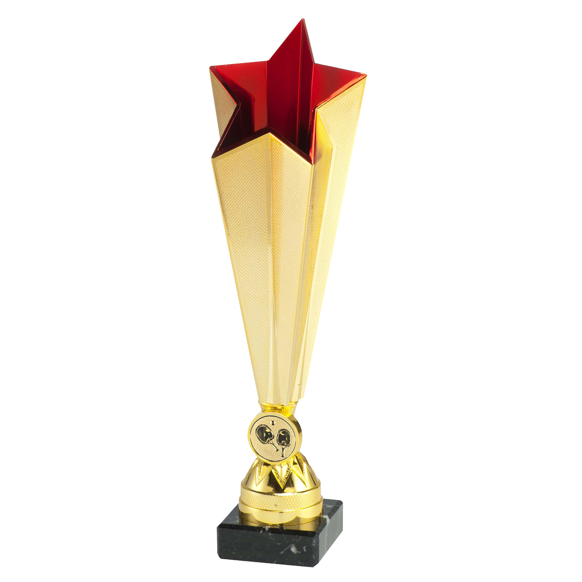 Biemans Pokal Stern 34,5 cm gold