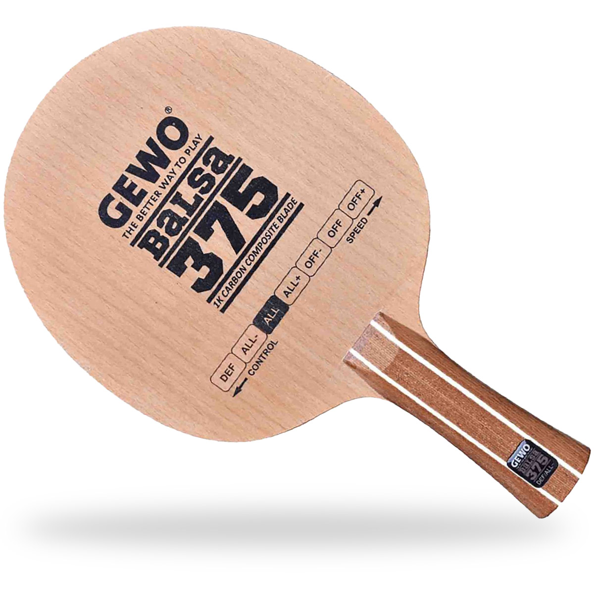 GEWO Holz Balsa Carbon 375