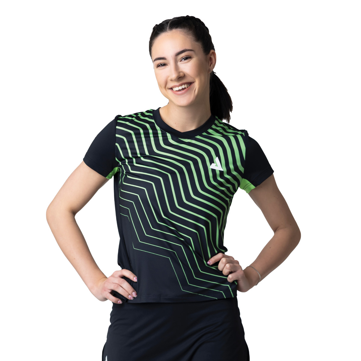 Joola Shirt Team 25 Lady S schwarz/grün
