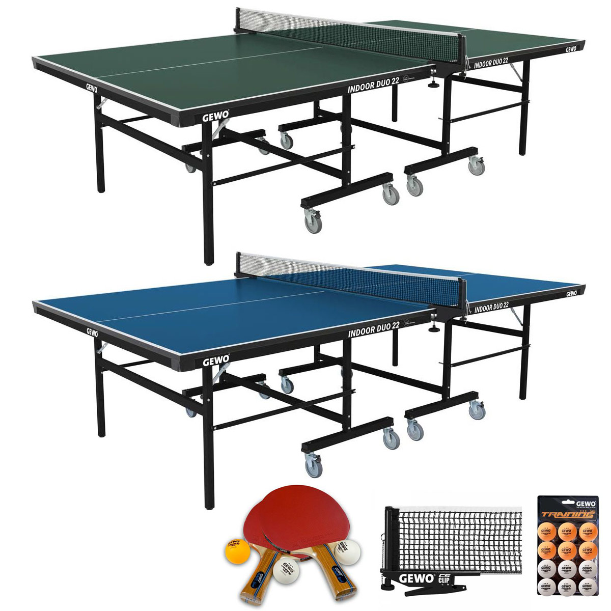 GEWO Tisch Indoor Duo 22 Set (4-teilig)