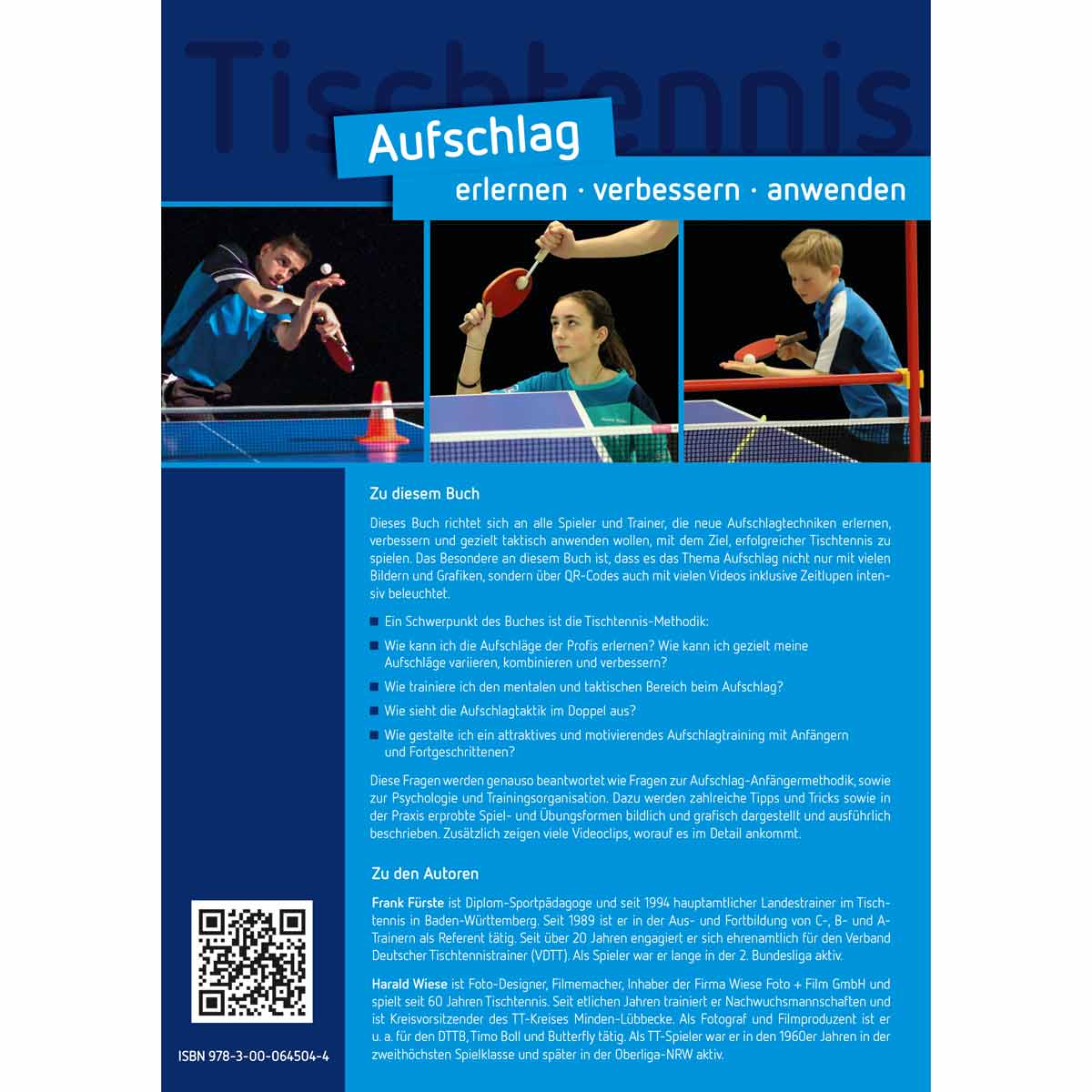 Service First Buch: Tischtennis Aufschlag erlernen-verbessern-anwenden