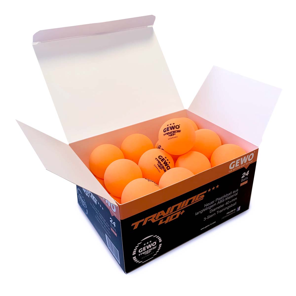 GEWO Trainingsball *40+ 24er orange – Bild 3