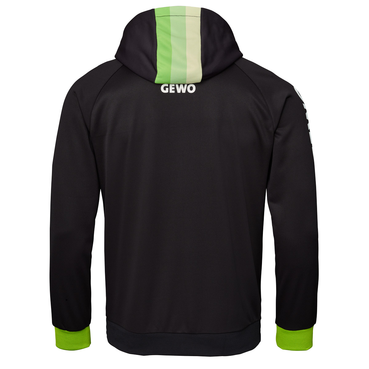 GEWO Hoodie Santiago schwarz/lime XXXXL – Bild 2