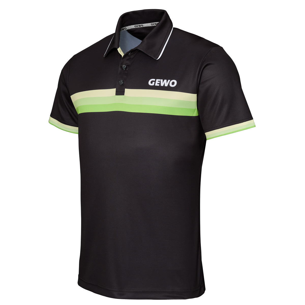 GEWO Poloshirt Santiago schwarz/lime XXS – Bild 3