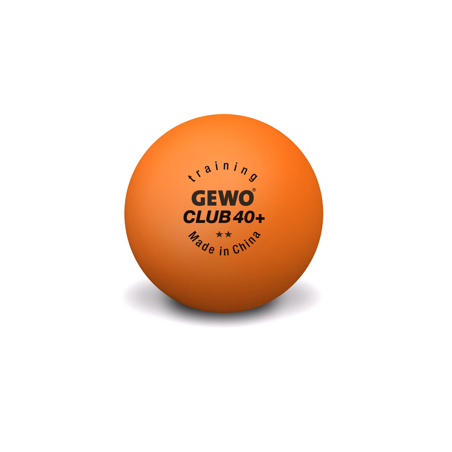 GEWO Training Club 40+ – 2x 72er Set (ABS) mit Naht orange