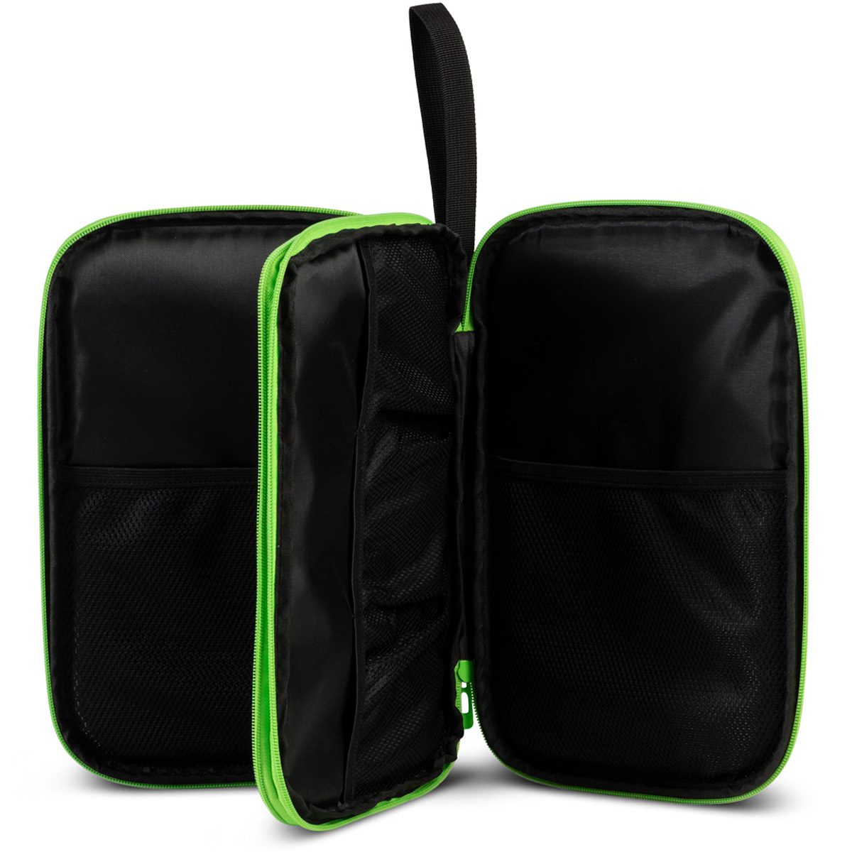 GEWO Doppelhülle Stripes schwarz/lime – Bild 2