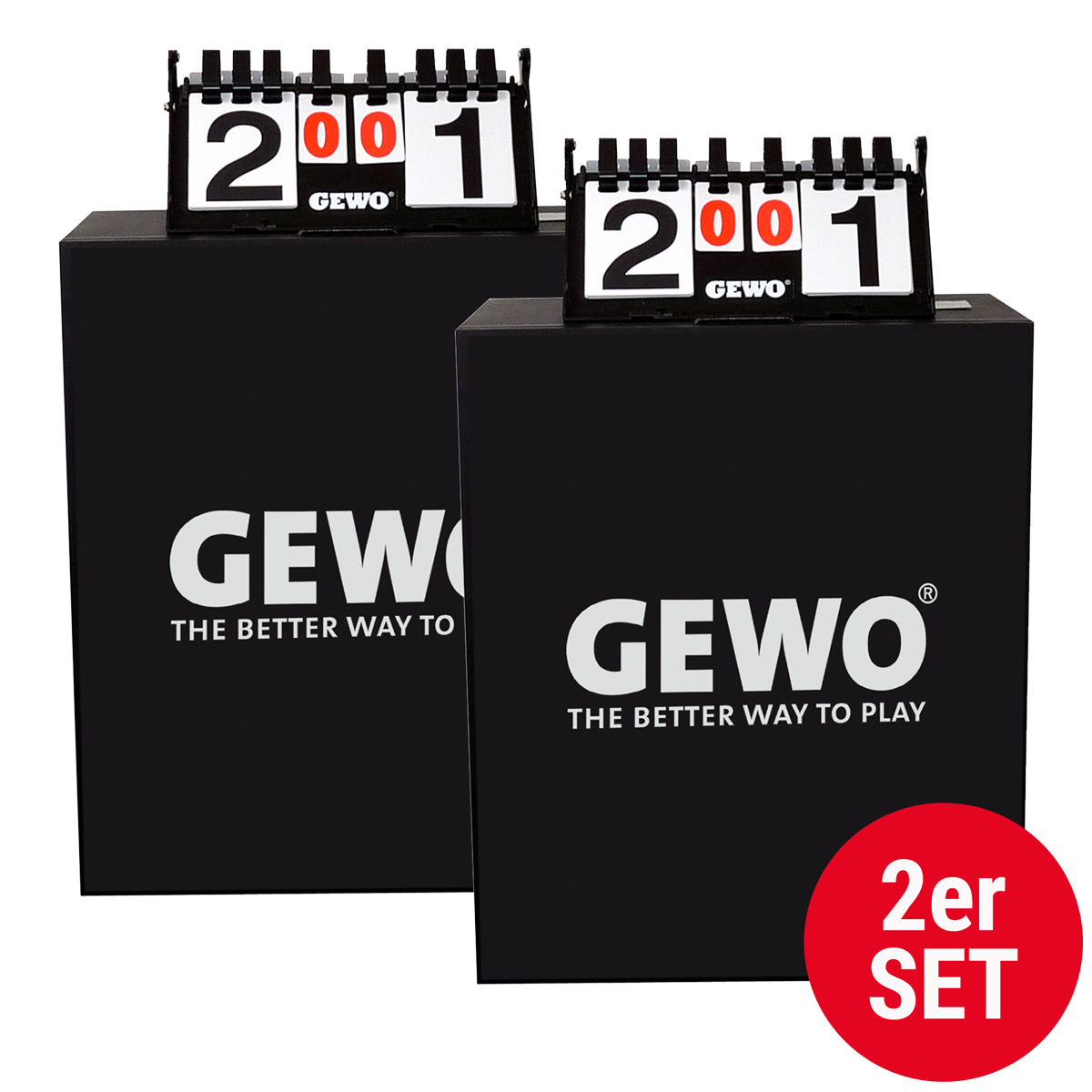 GEWO Schiedsrichtertisch im 2er-Set – doppelte Funktionalität, halber Aufwand