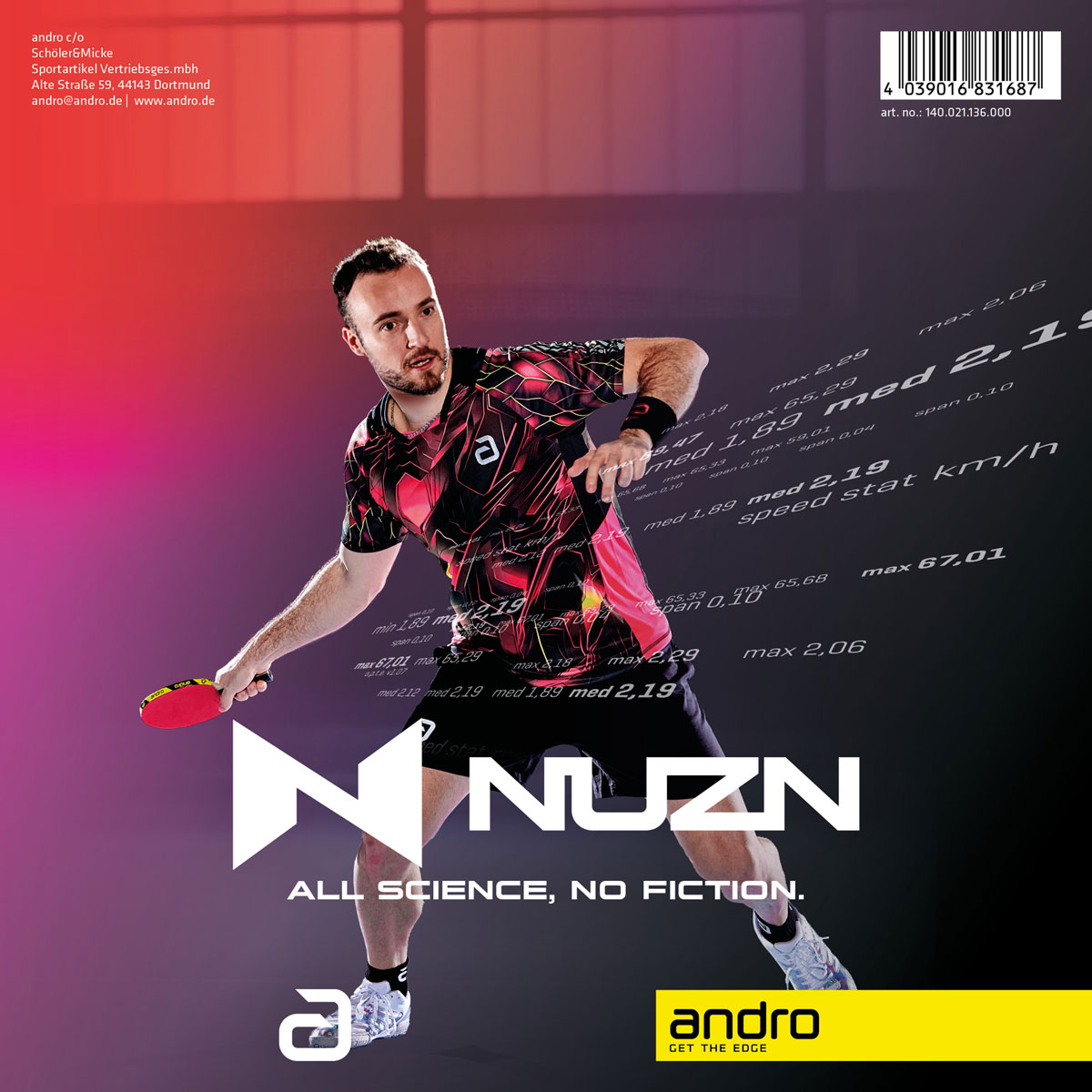 Andro Belagschutzfolie Pro Foil NUZN