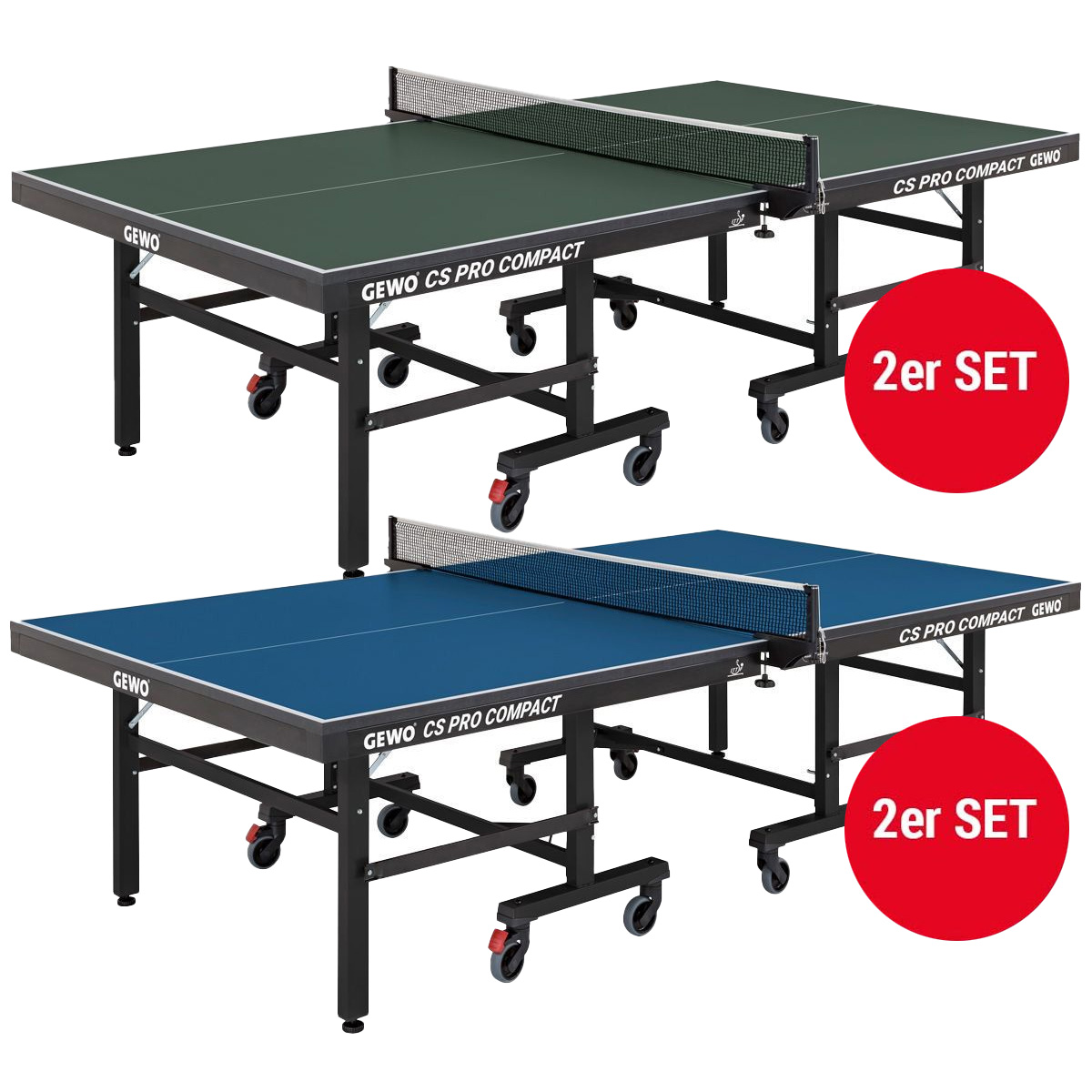 GEWO Tisch CS Pro Compact Set (2 Stück)