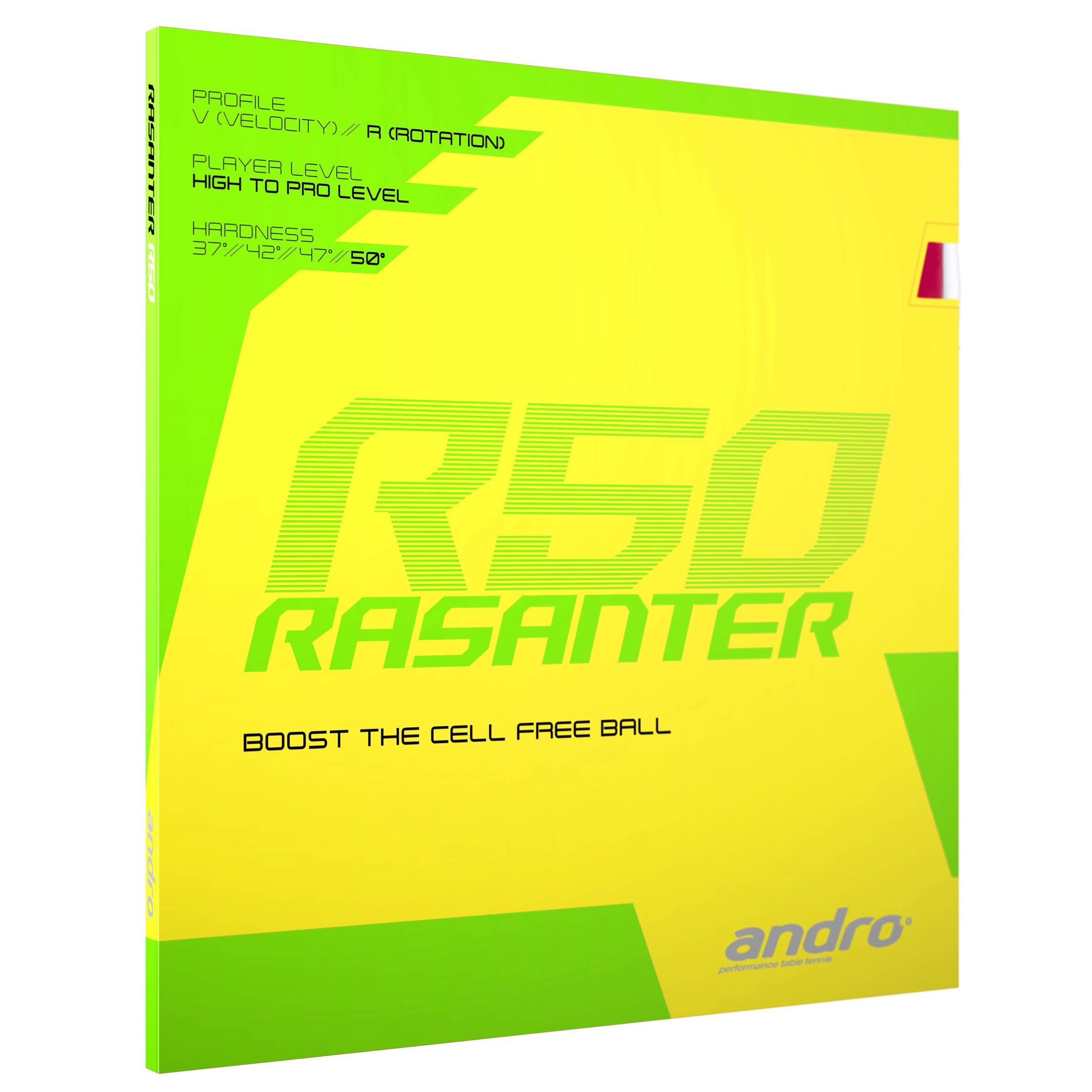 Andro Belag Rasanter R 50 2,0 mm schwarz