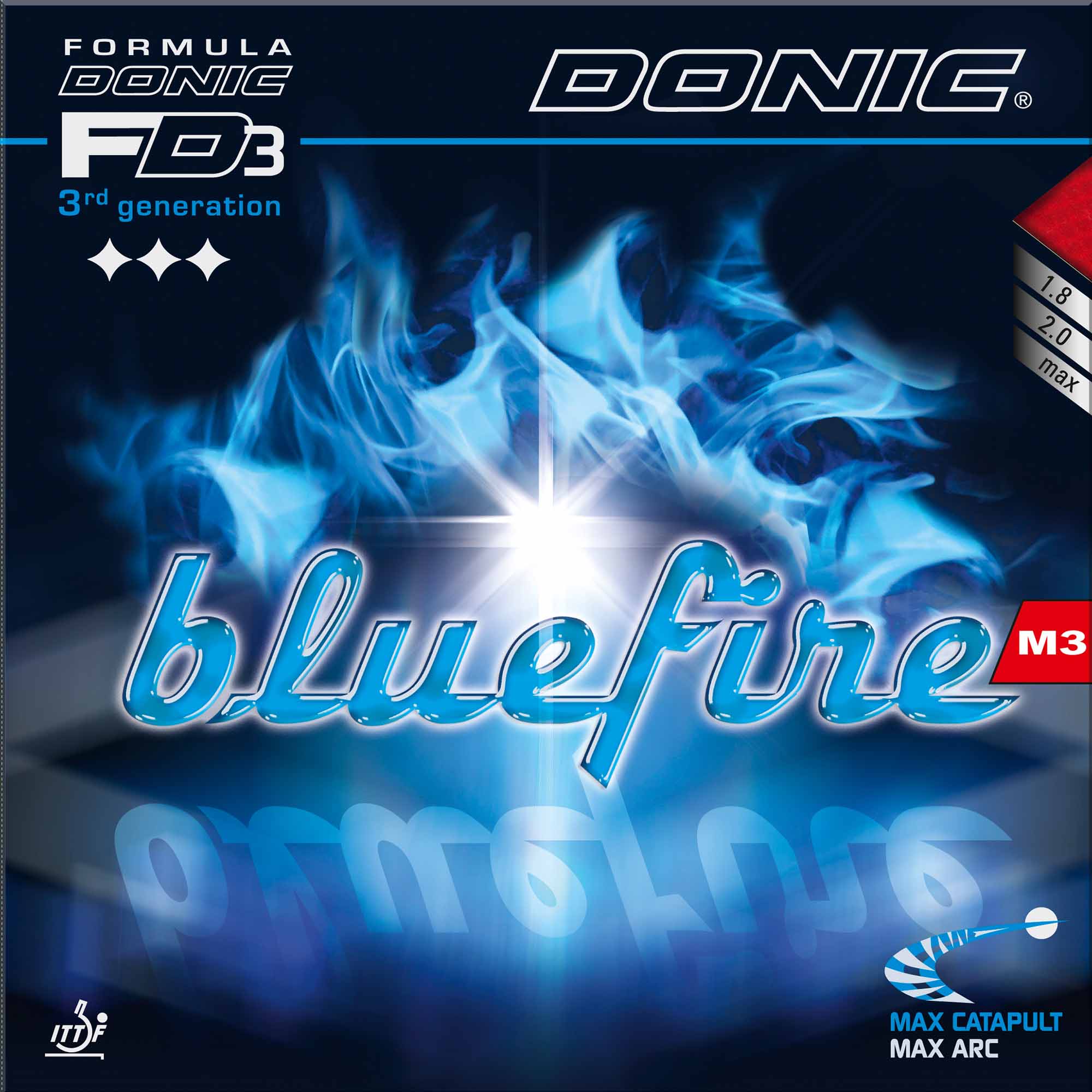 Donic Belag Bluefire M3 1,8 mm rot