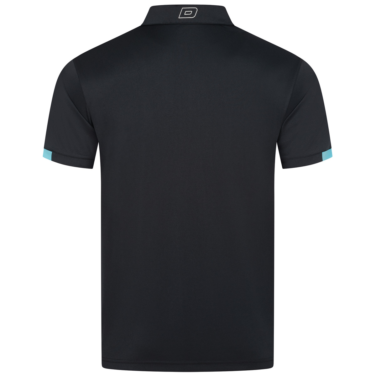 Donic Poloshirt FIRE schwarz/hellblau XXXL – Bild 2
