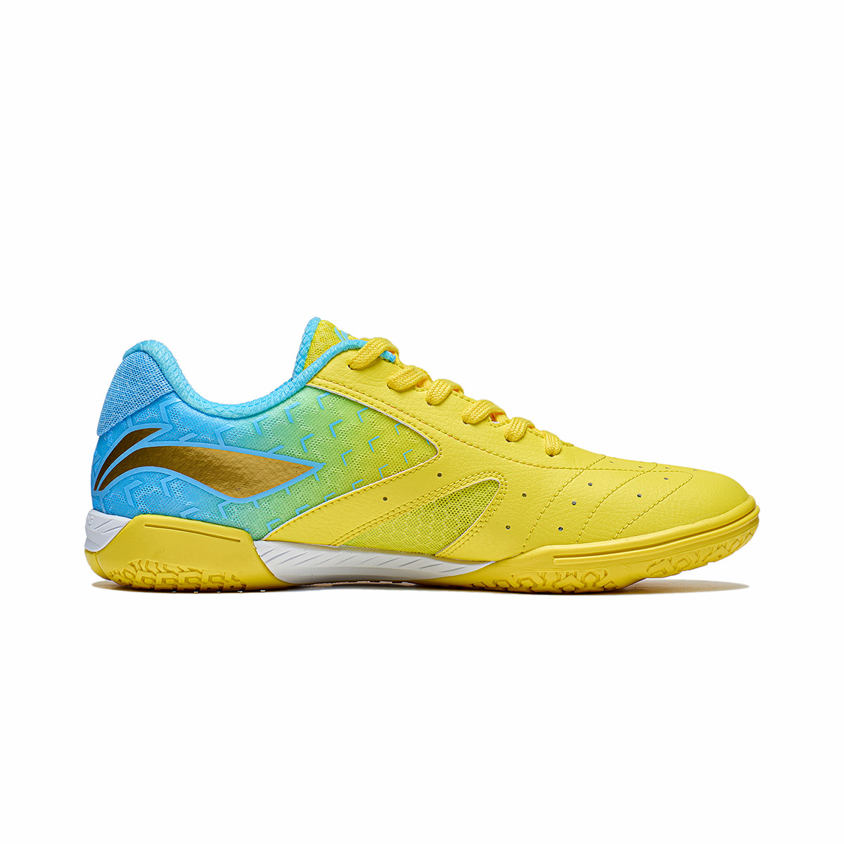LI-NING Tischtennis Schuh Champion Sun 40⅓/US7.5 gelb/türkis