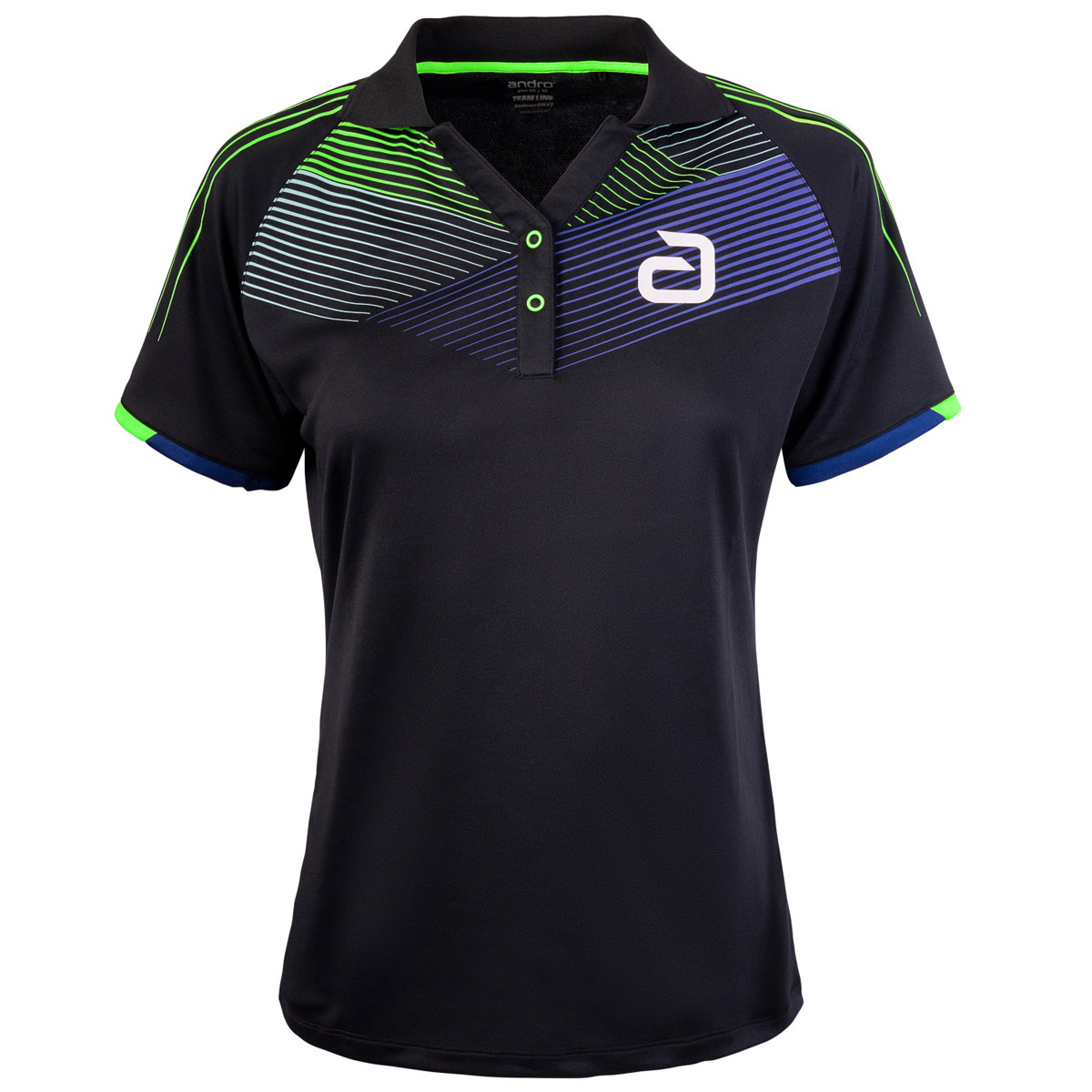 Andro Shirt Avos Women schwarz/grün 44
