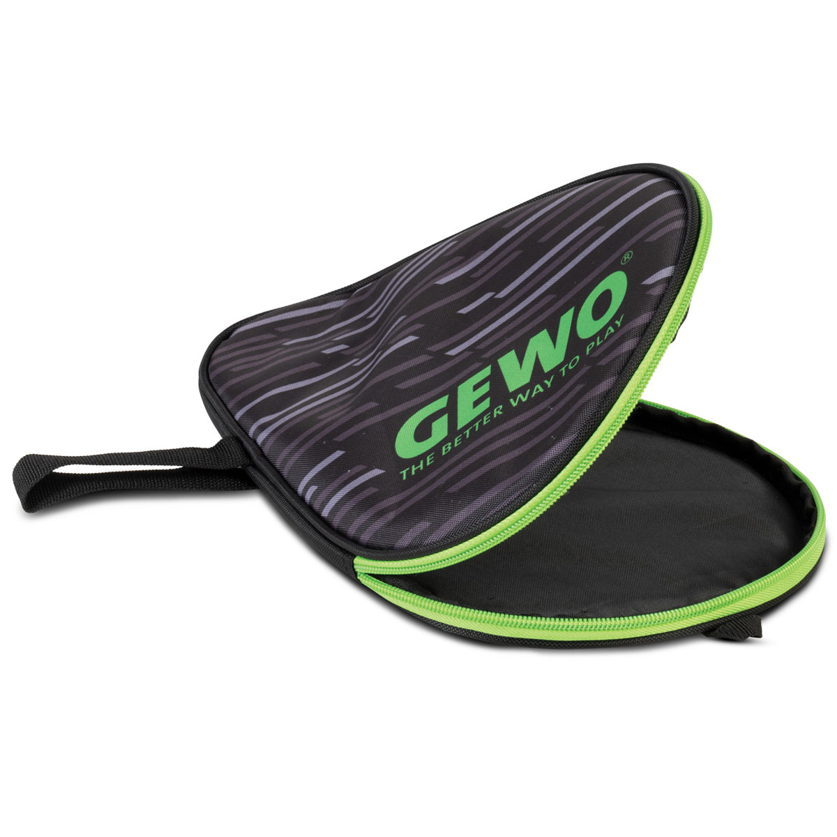 GEWO Rundhülle Stripes schwarz/lime – Bild 2
