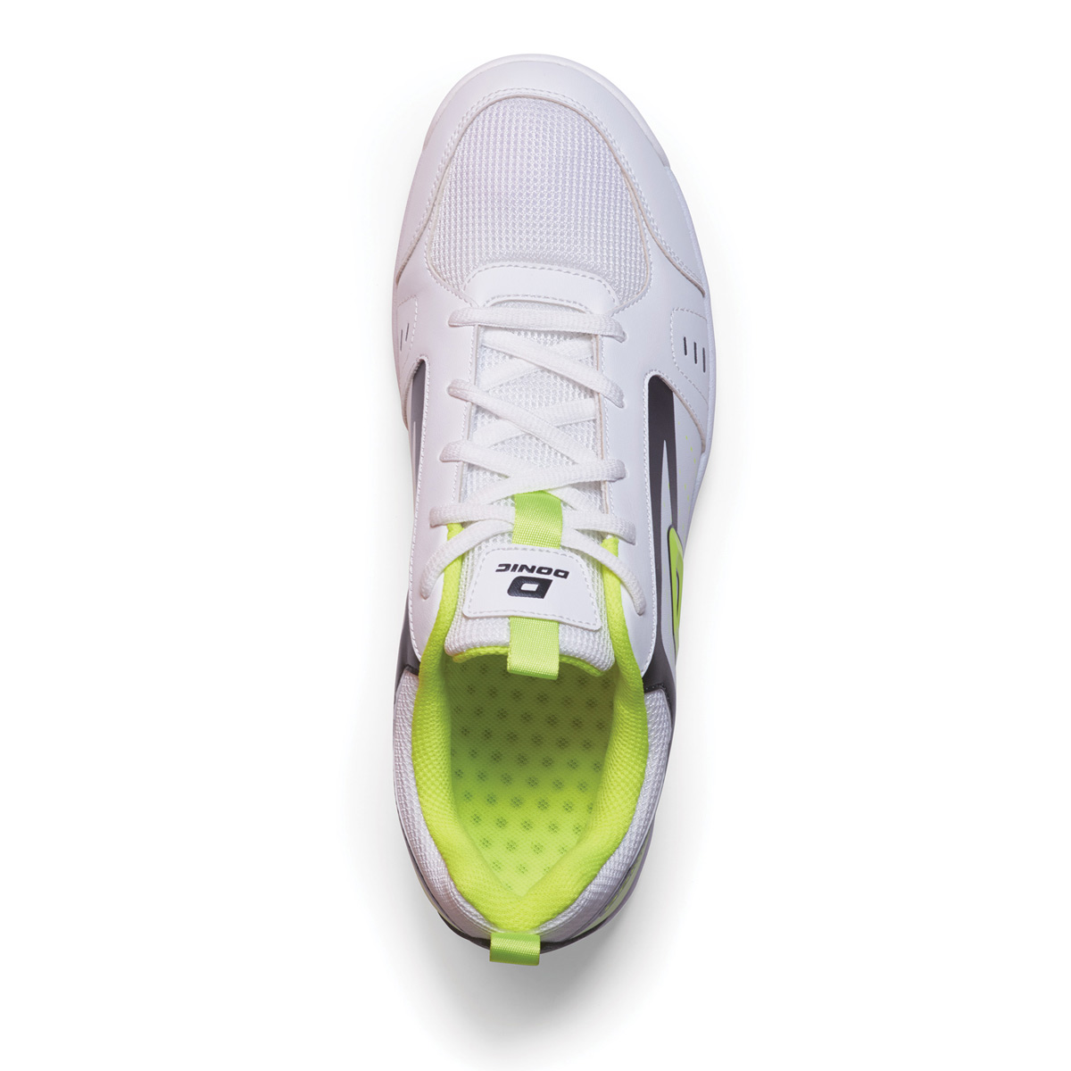 Donic Wettkampfschuh Saphir weiß/lime – Bild 2