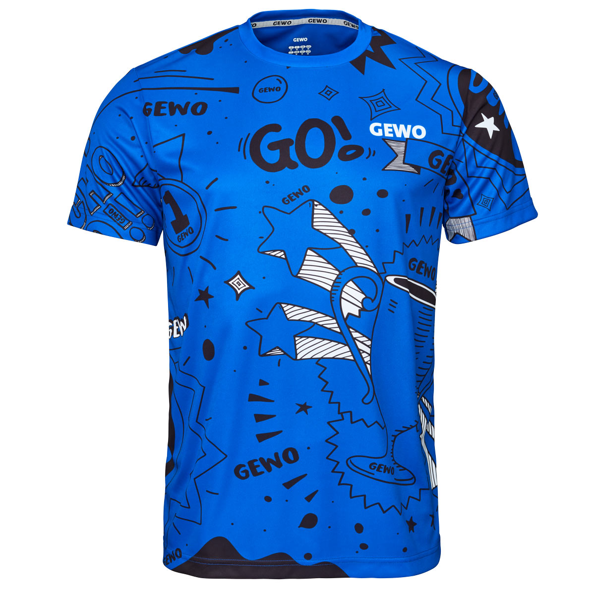 GEWO Shirt Graffiti royal XXL