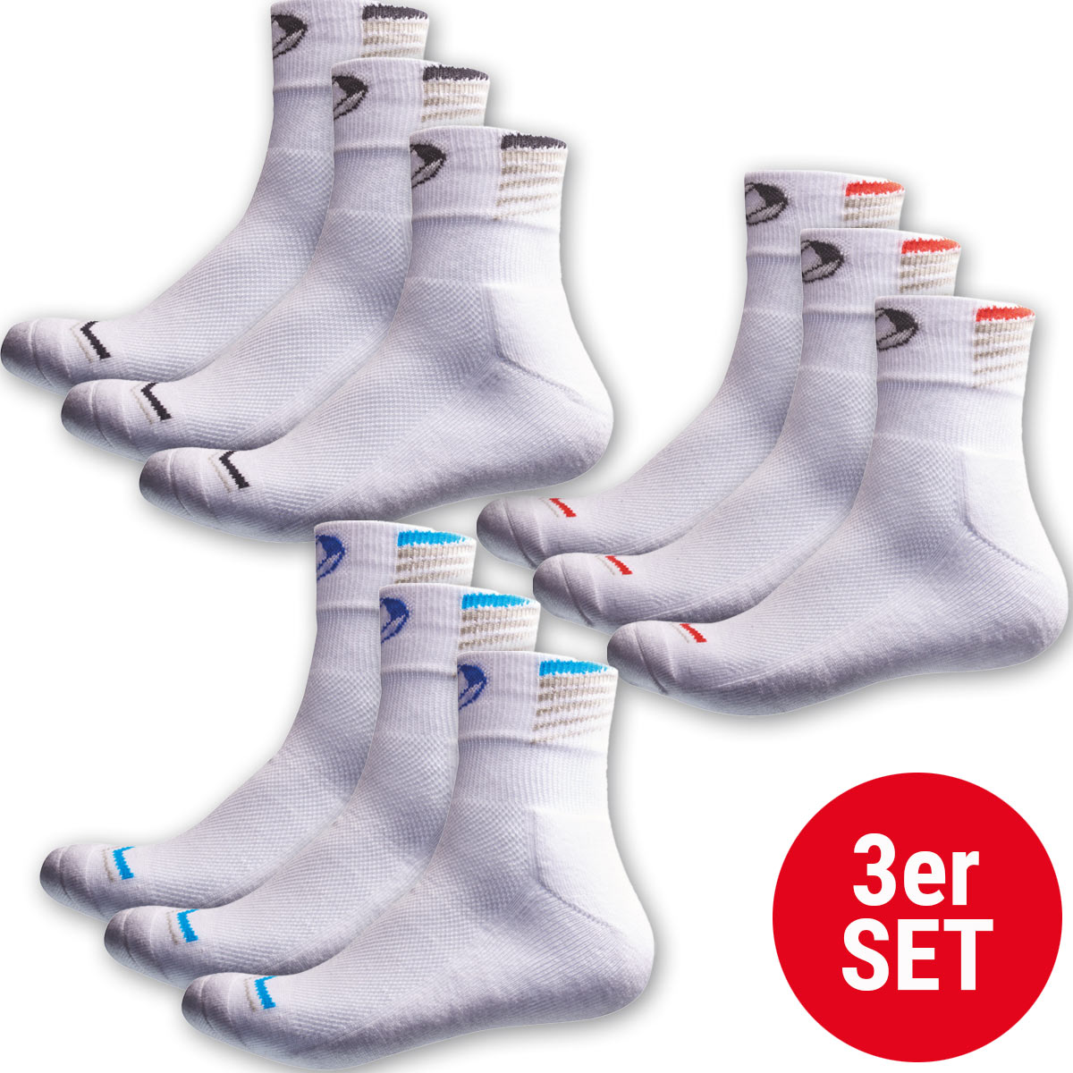Donic Socke Siena 3er-Set