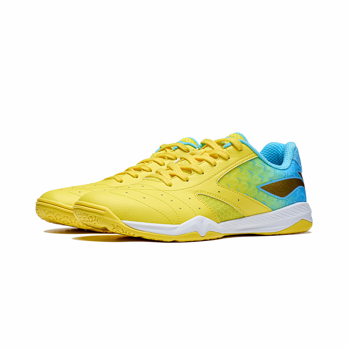 LI-NING Tischtennis Schuh Champion Sun 40⅓/US7.5 gelb/türkis