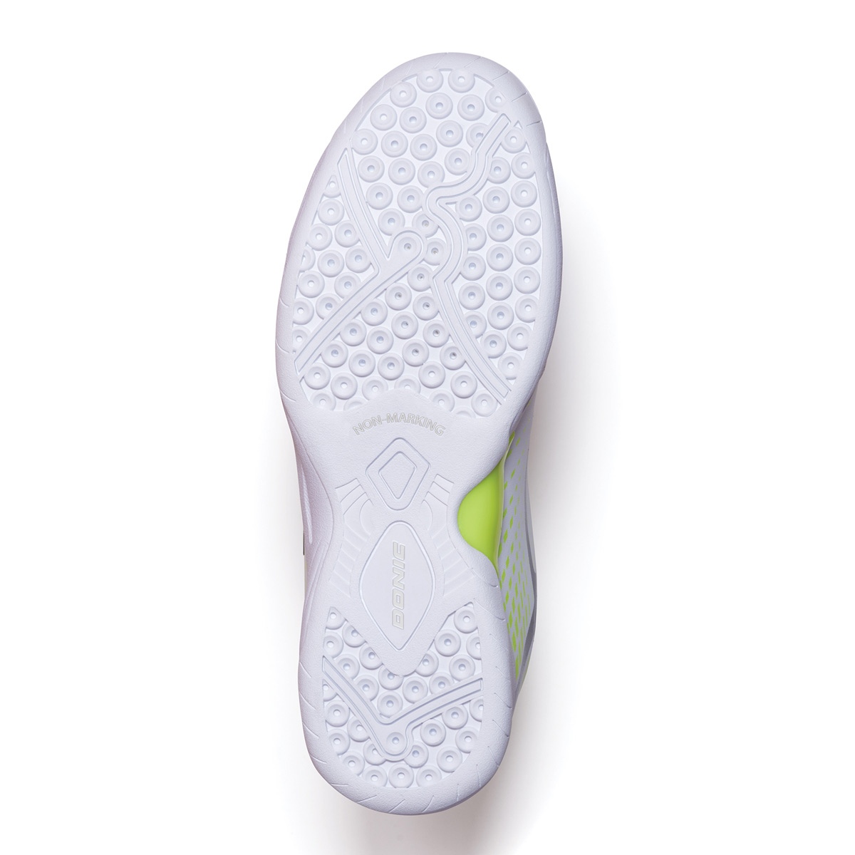 Donic Wettkampfschuh Saphir weiß/lime – Bild 8