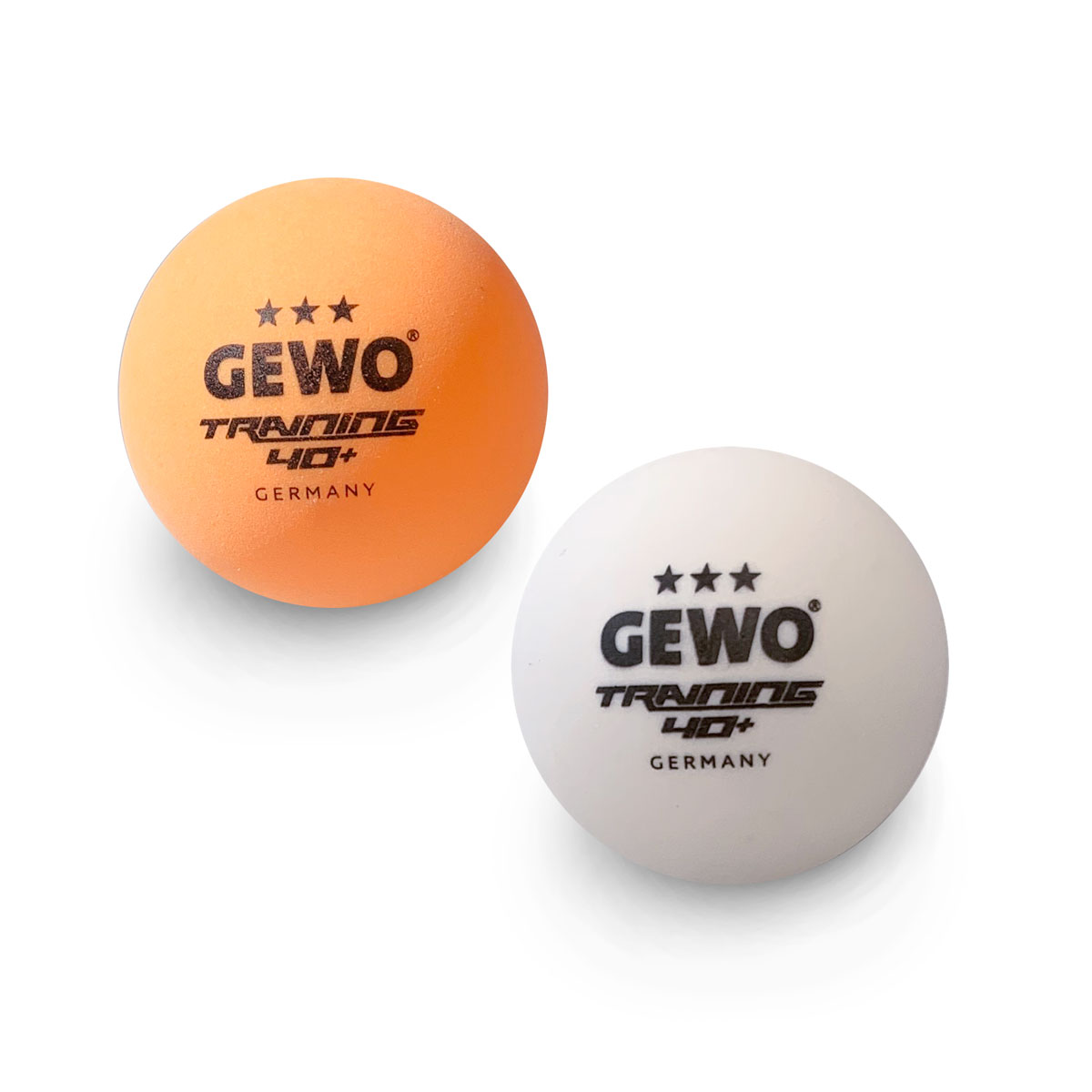 GEWO Trainingsball 40+ 12er weiß/orange – Bild 2