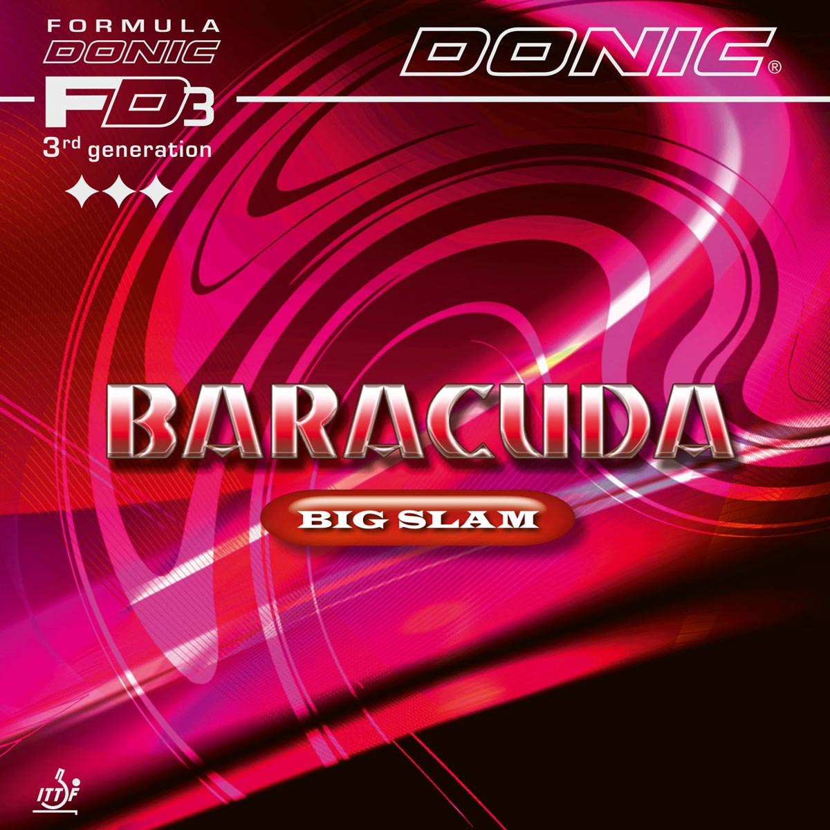 Donic Belag Baracuda Bigslam 2,3 mm rot